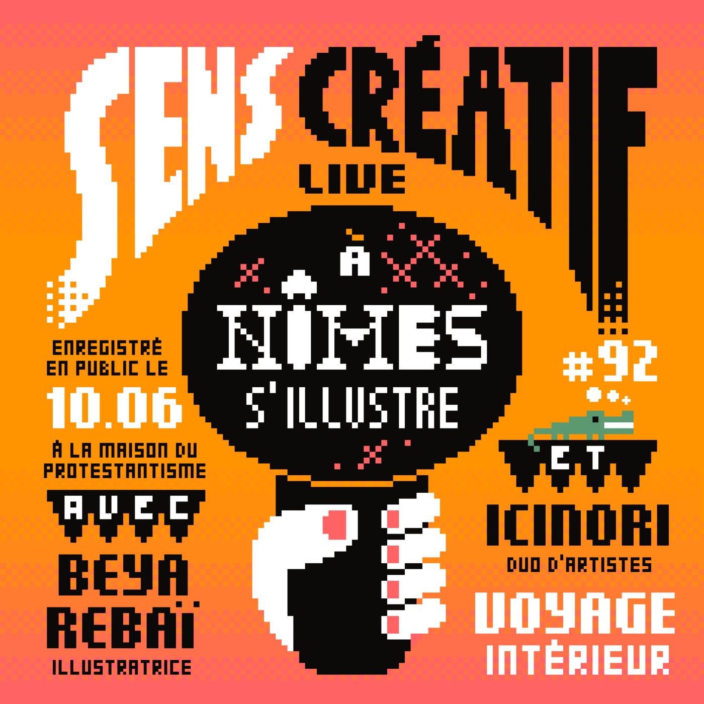 cover art for (#92) Nourrir son voyage intérieur - avec ICINORI et BEYA REBAI (enregistré en public au festival NÎMES S'ILLUSTRE)