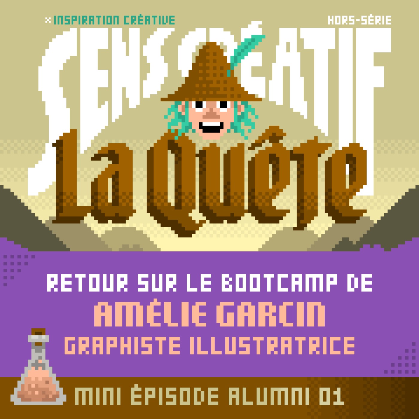 cover art for La Quête : le bootcamp d'Amélie Garcin (graphiste, illustratrice)