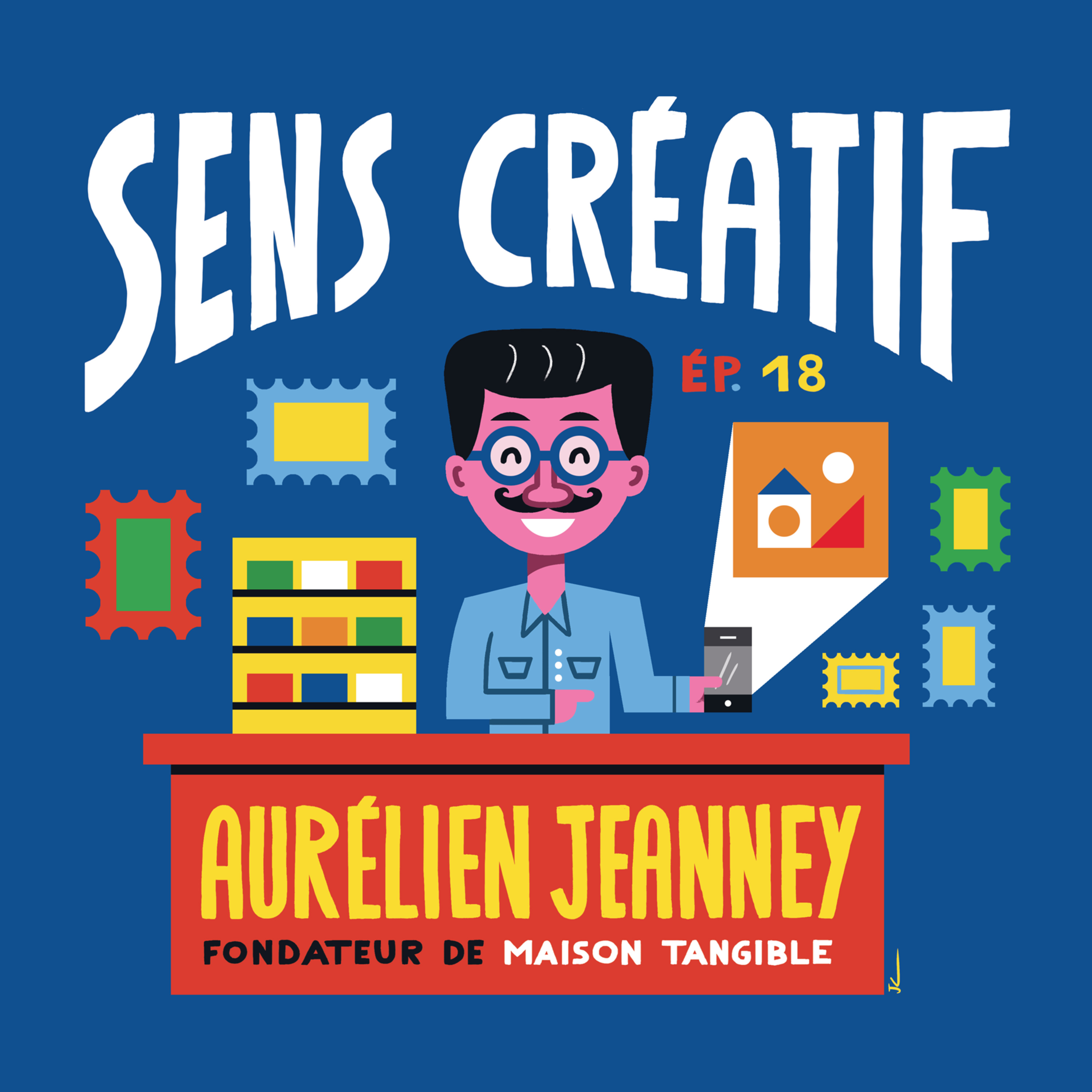 (#18) Créer pour ne pas s'ennuyer - avec AURÉLIEN JEANNEY (illustrateur, directeur artistique, éditeur/galeriste)