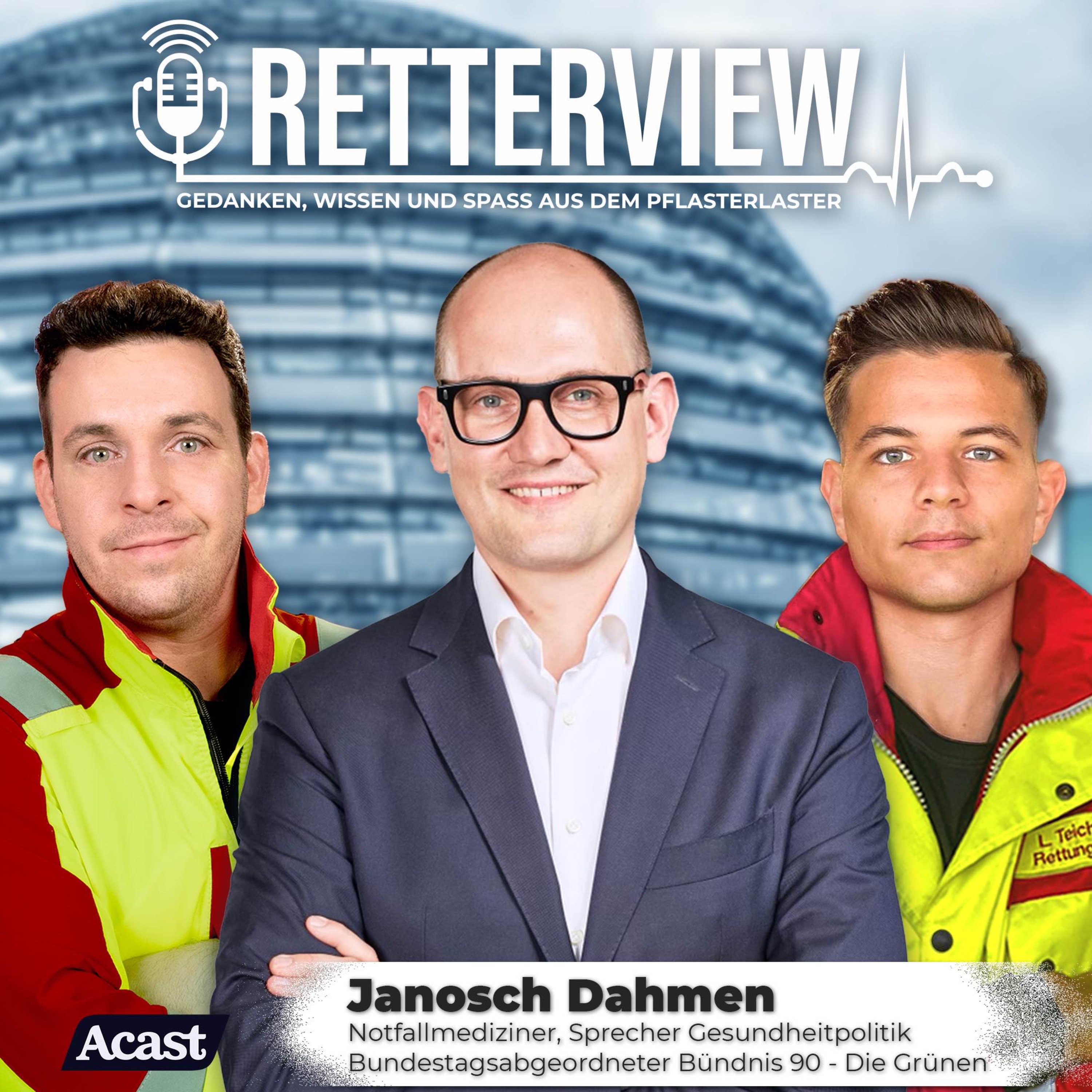 cover art for #113 - Janosch Dahmen x Retterview - über die Reformvorschläge der Regierungskommision