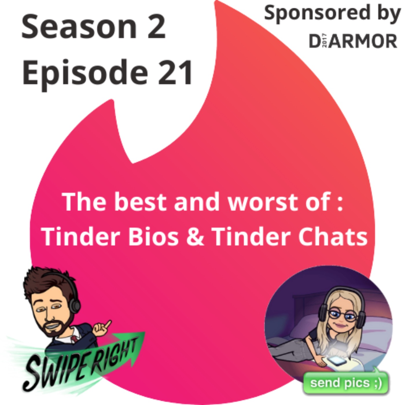 Episode 21: The best and worst of Tinder Bios & Tinder chats - The Ts and  Cs Apply Podcast | Acast