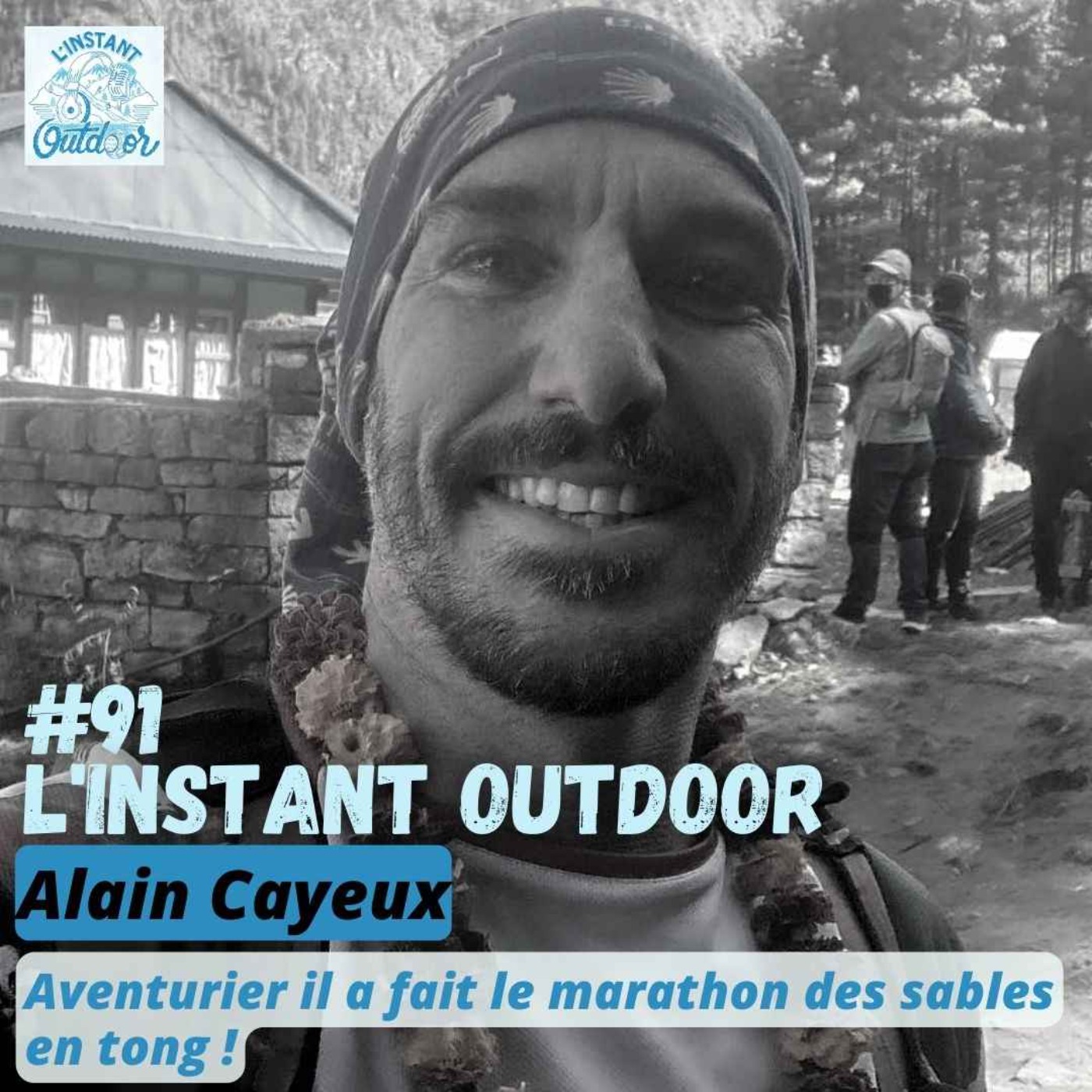 Alain Cayeux - Aventurier il a fait le marathon des sables en tong !