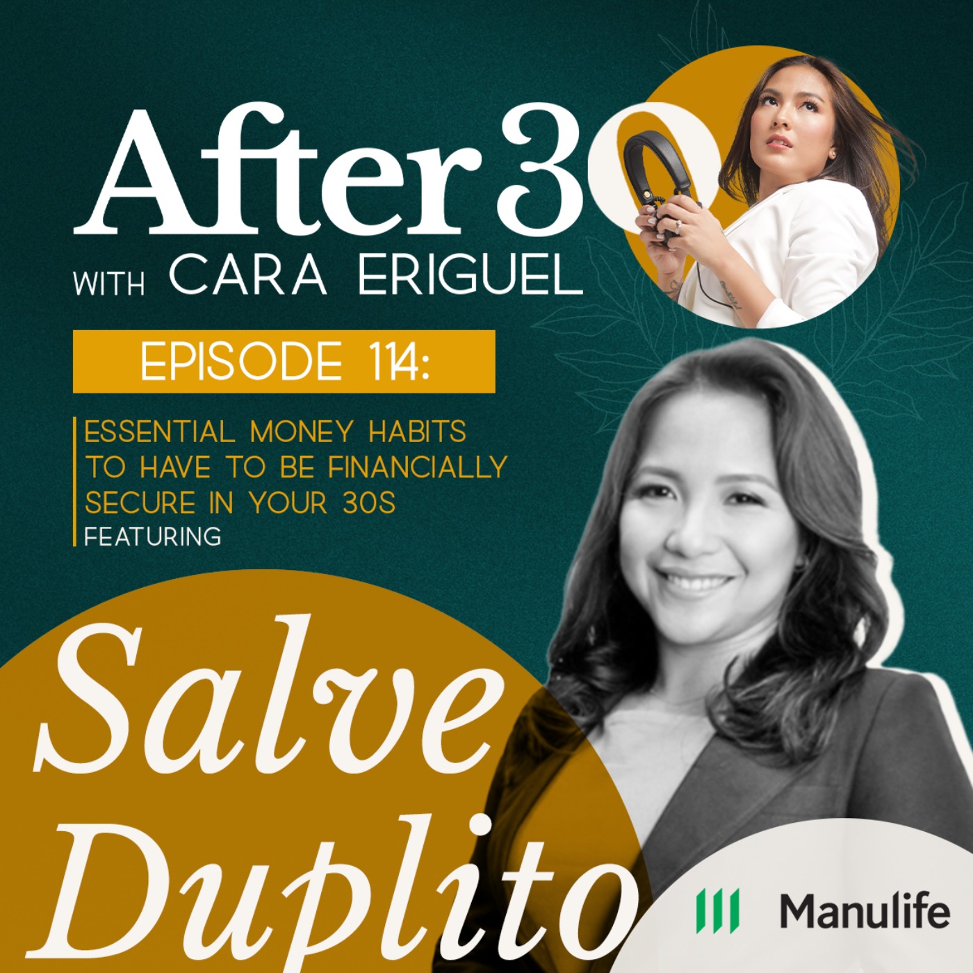 #114: Essential money habits to have to be financially secure in your 30s featuring Salve Duplito episode artwork