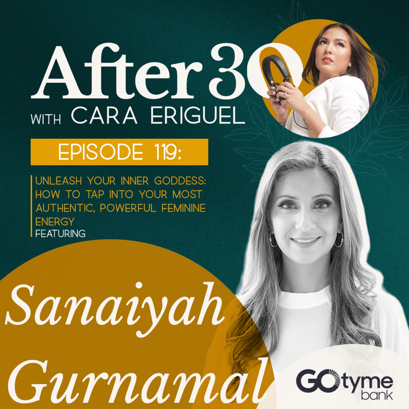 #119: Unleash your inner Goddess: How to tap into your most authentic, powerful feminine energy feat. Sanaiyah Gurnamal episode artwork