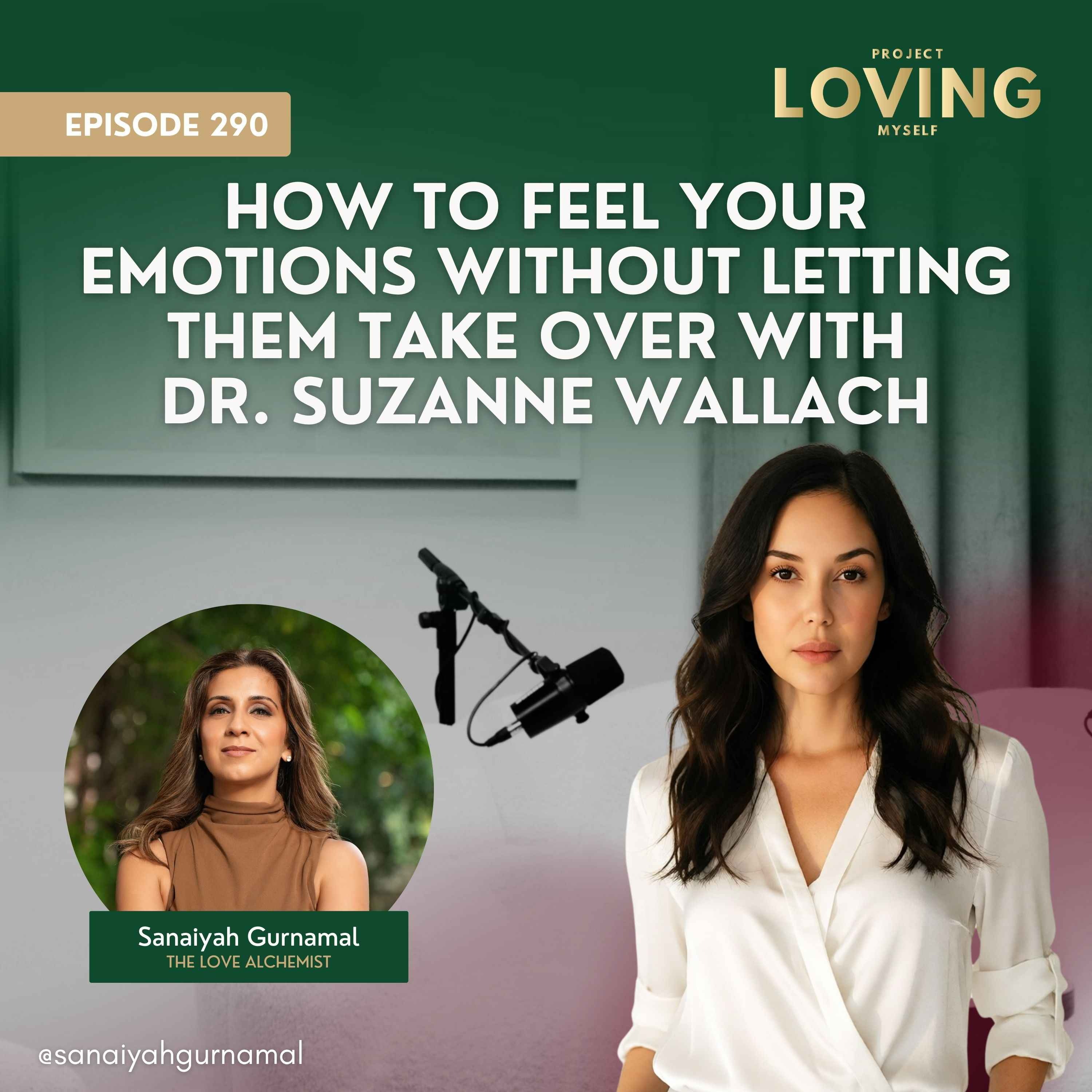 290: How to Feel Your Emotions Without Letting Them Take Over with Dr. Suzanne Wallach