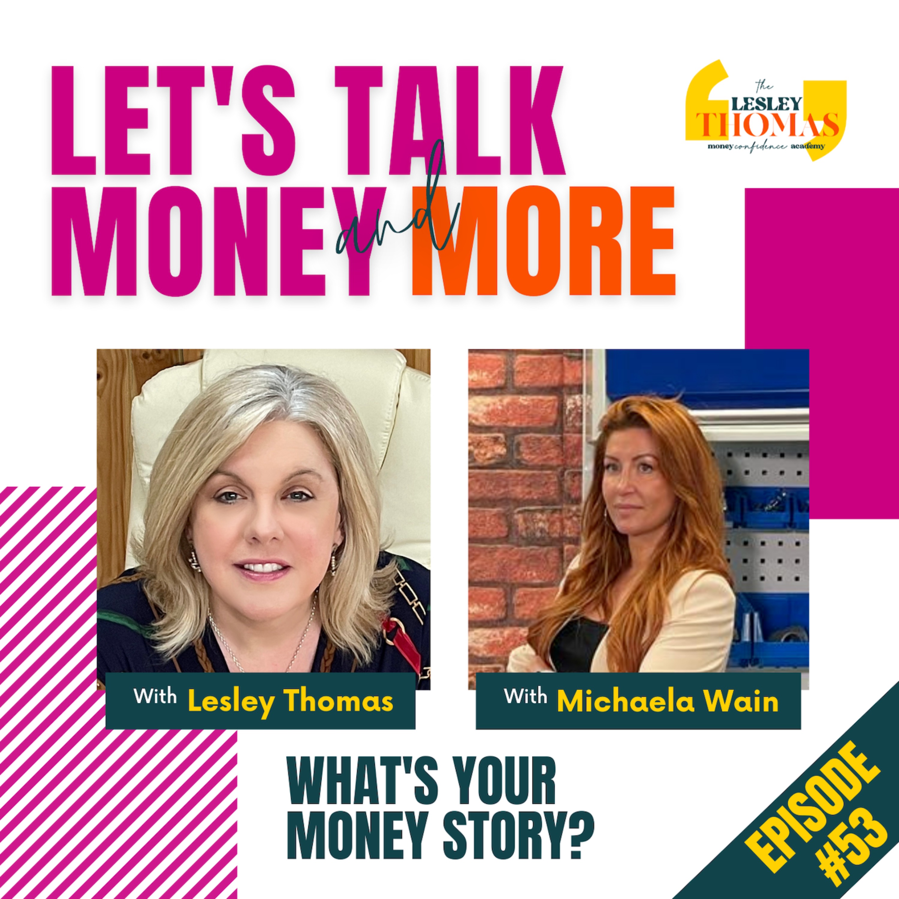 Trailer for #53 Michaela Wain – What’s Your Money Story? - podcast episode cover