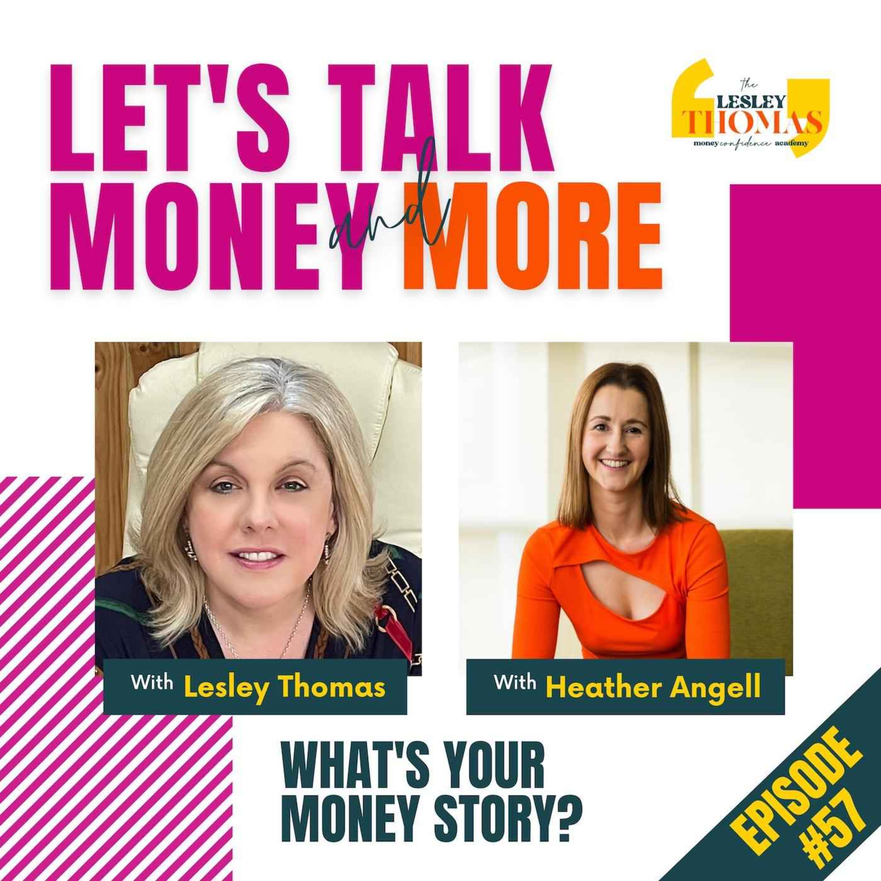 Trailer for #57 Heather Angell – What’s Your Money Story? - podcast episode cover