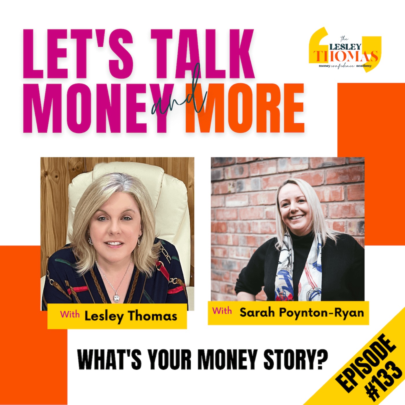 cover art for #133 Sarah Poynton-Ryan  – What’s Your Money Story?
