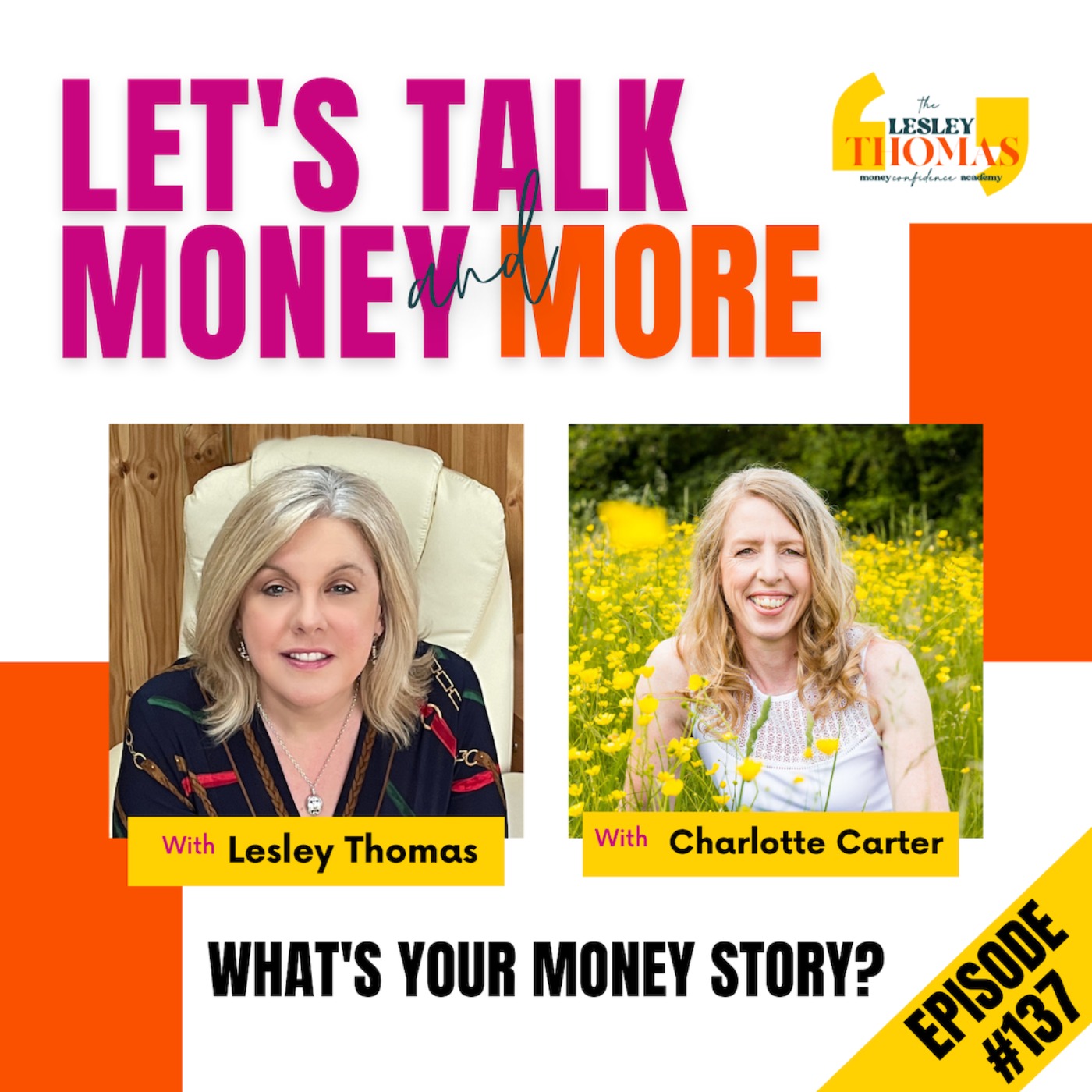 cover art for #137 Charlotte Carter – What’s Your Money Story?