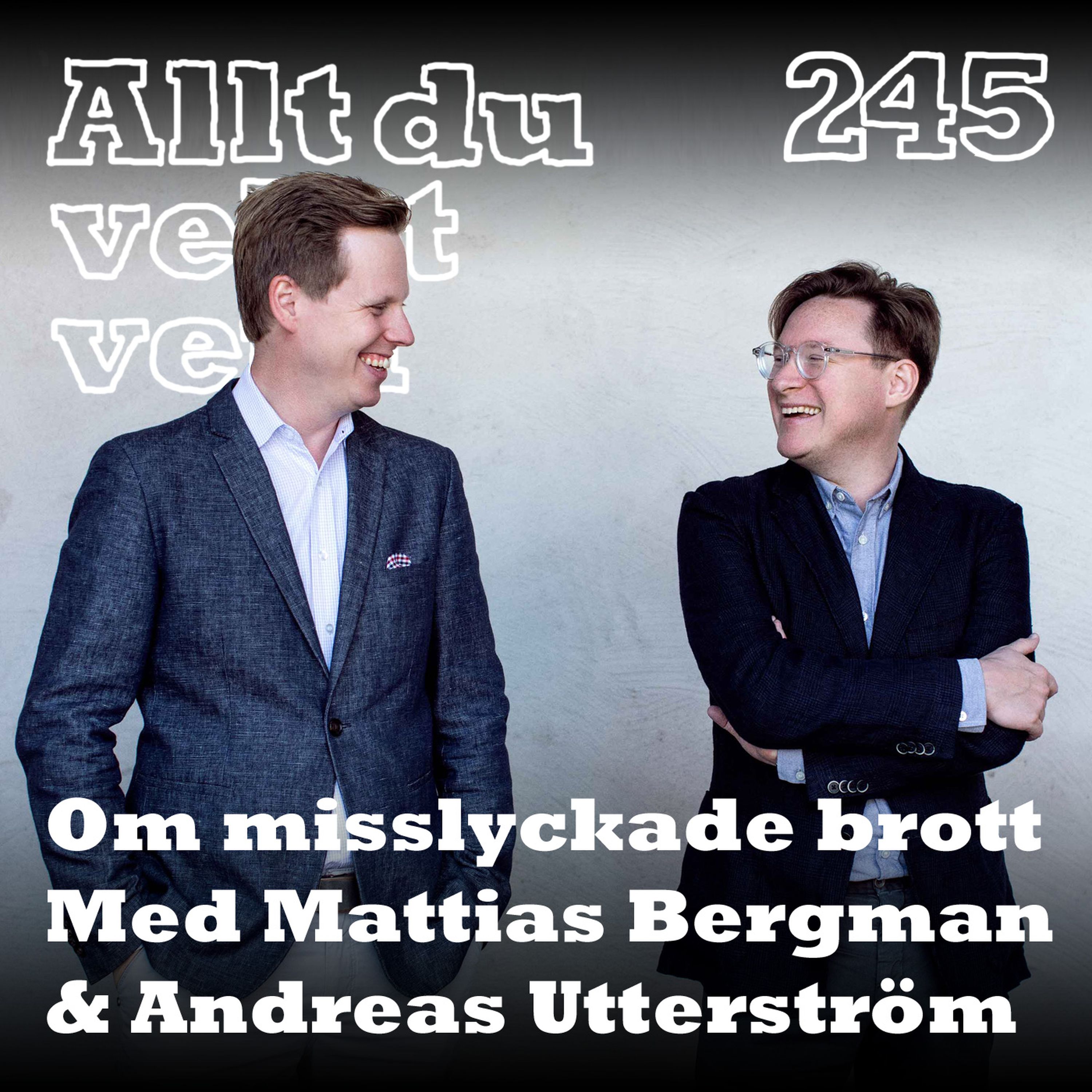 245 Om misslyckade brott med Mattias Bergman och Andreas Utterström