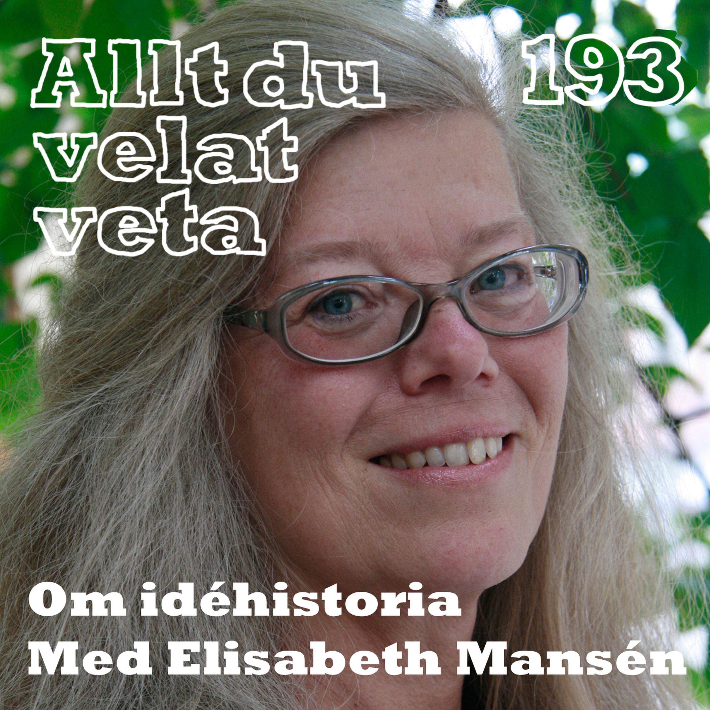 193 Om idéhistoria med Elisabeth Mansén