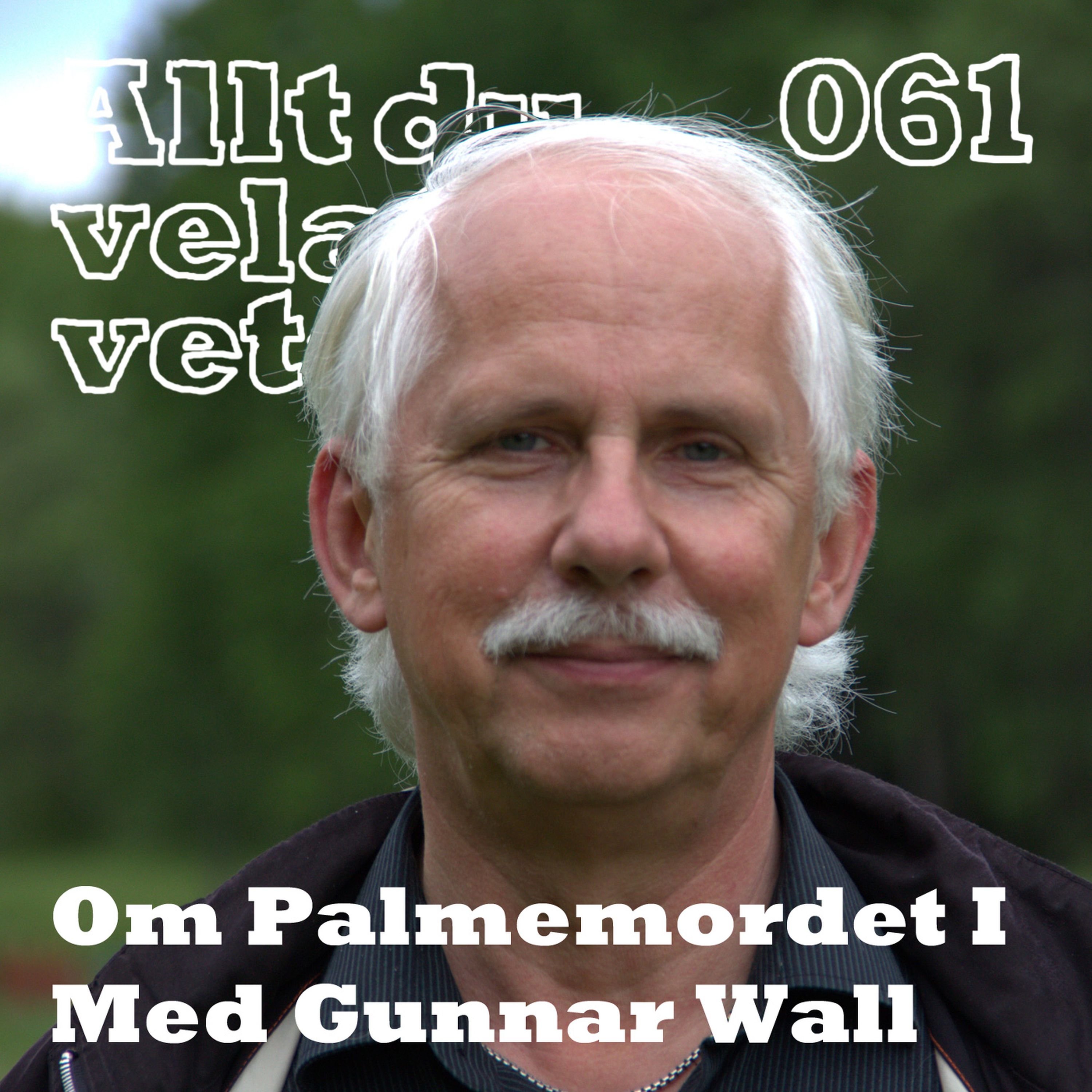 Om Palmemordet I med Gunnar Wall