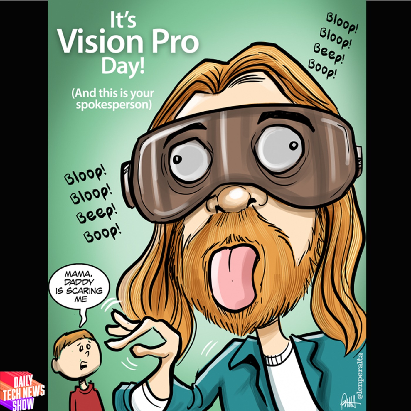 cover art for Apple Vision Pros and Cons - DTNS 4698