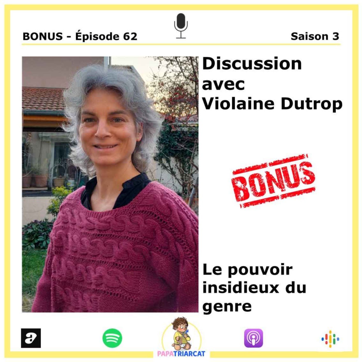cover art for DECOUVERTE BONUS #62 - Le pouvoir insidieux du genre - Discussion avec Violaine Dutrop