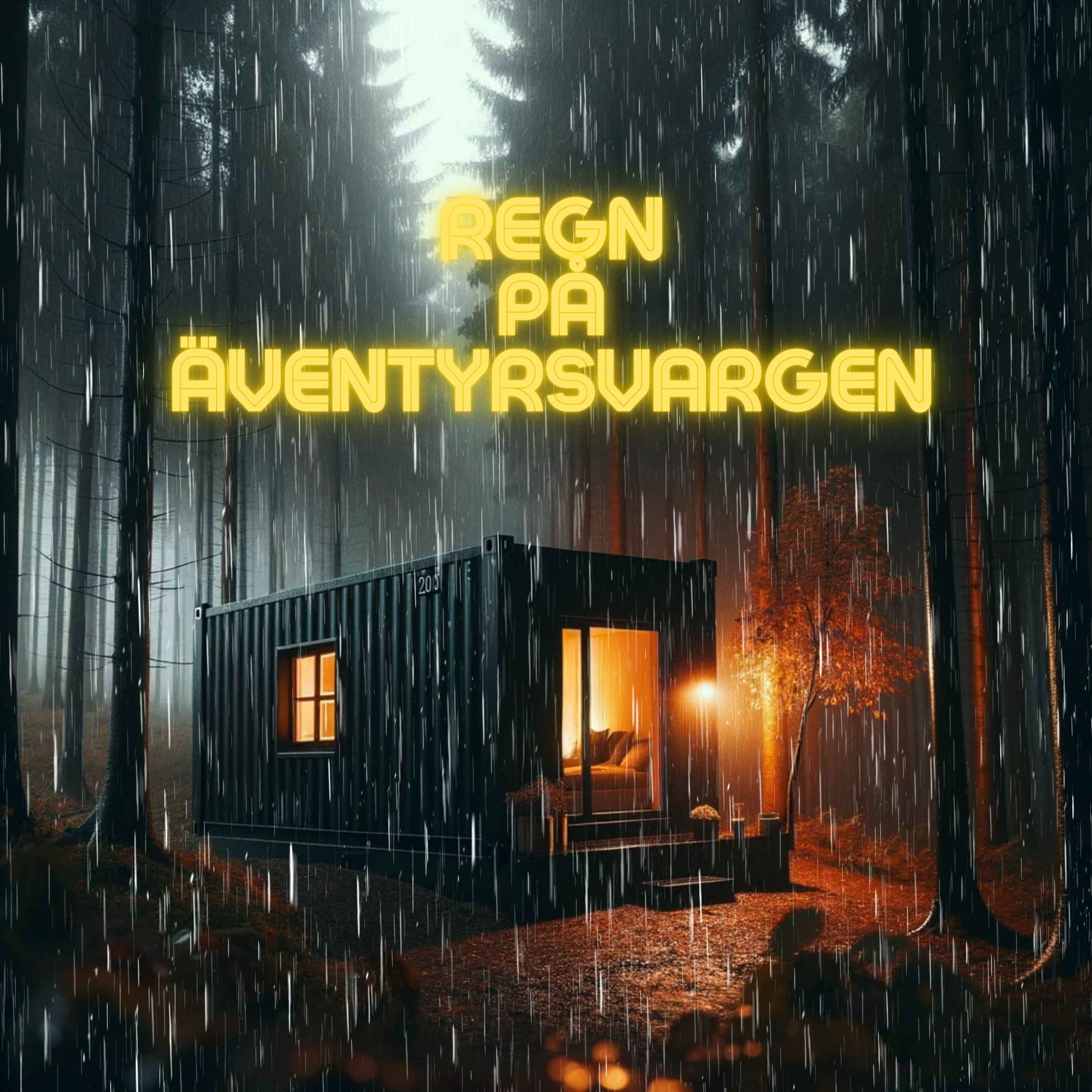cover art for Regn på Äventyrsvargen.