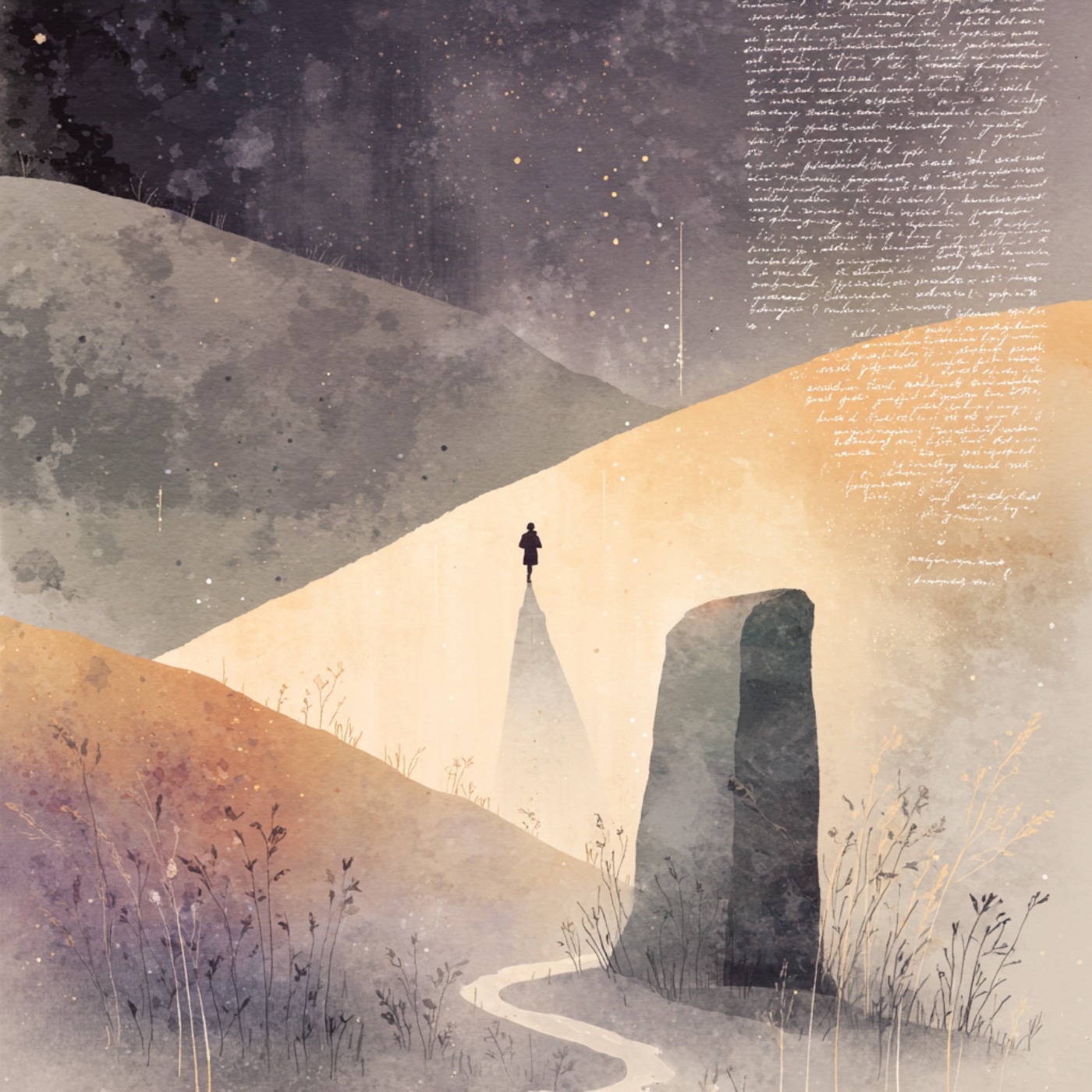 Skuggan, stenen och spegeln