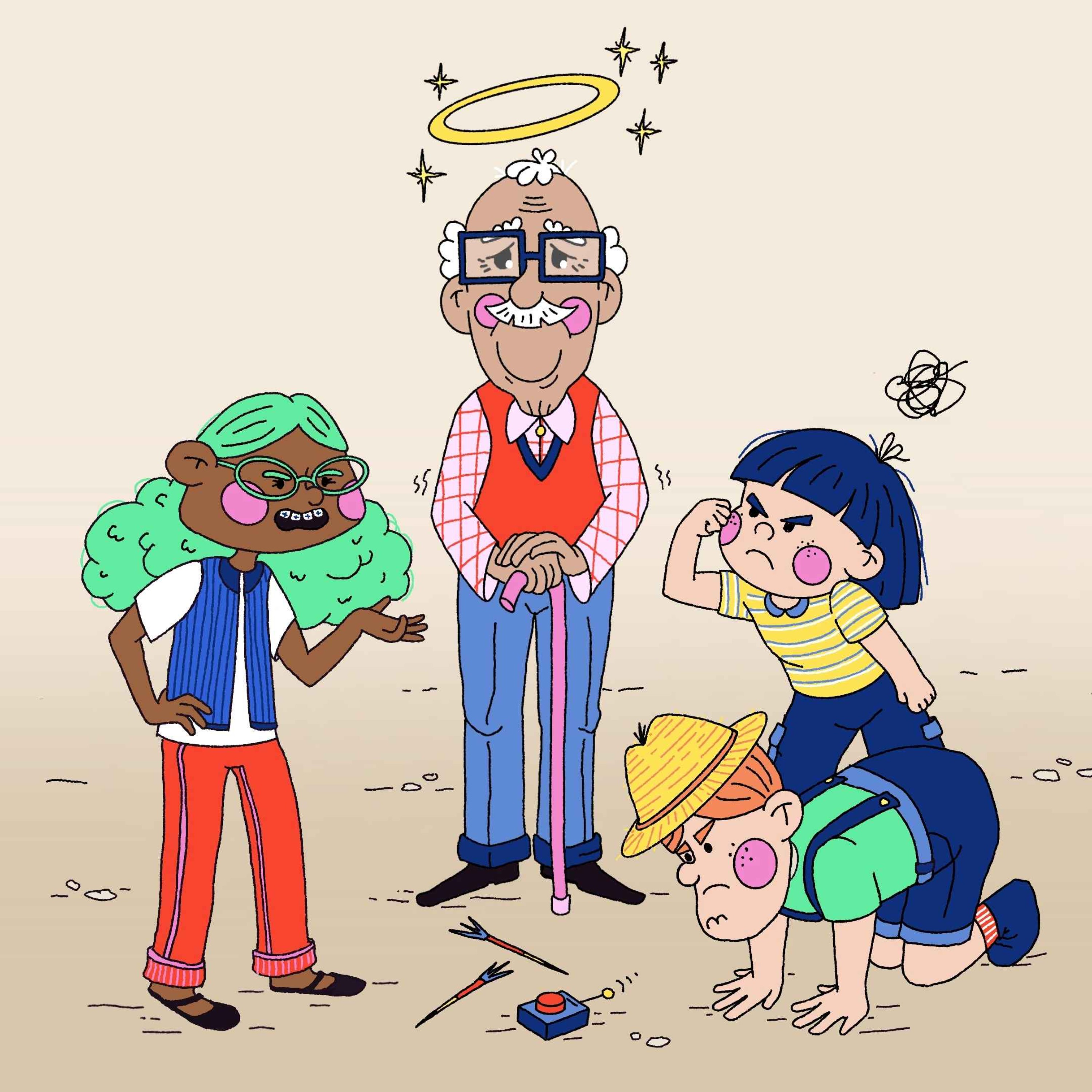 Lila et les sales gosses - vieux singe