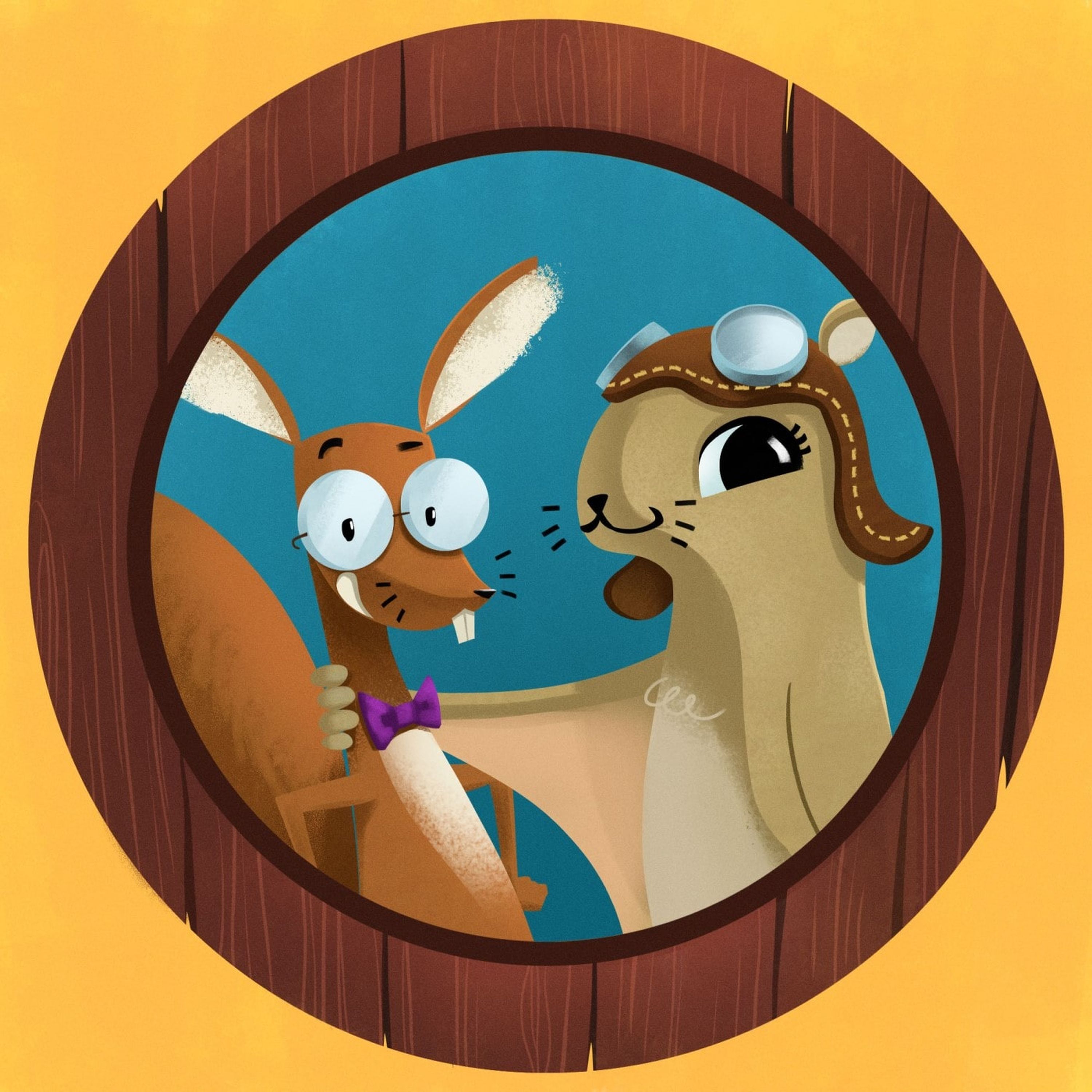 Zeffira & Jim, écureuils d'élite