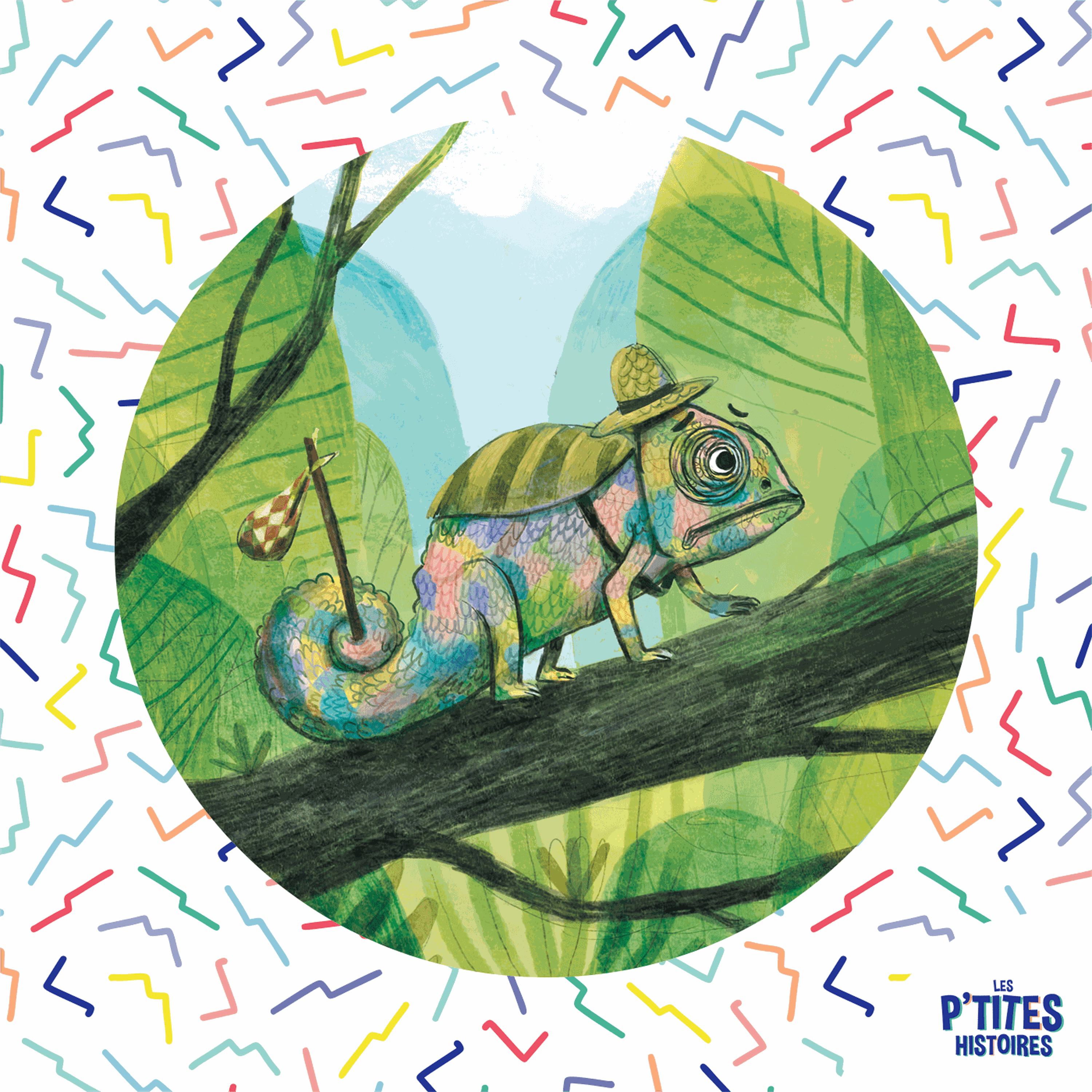 Jarod, le caméléon arc-en-ciel