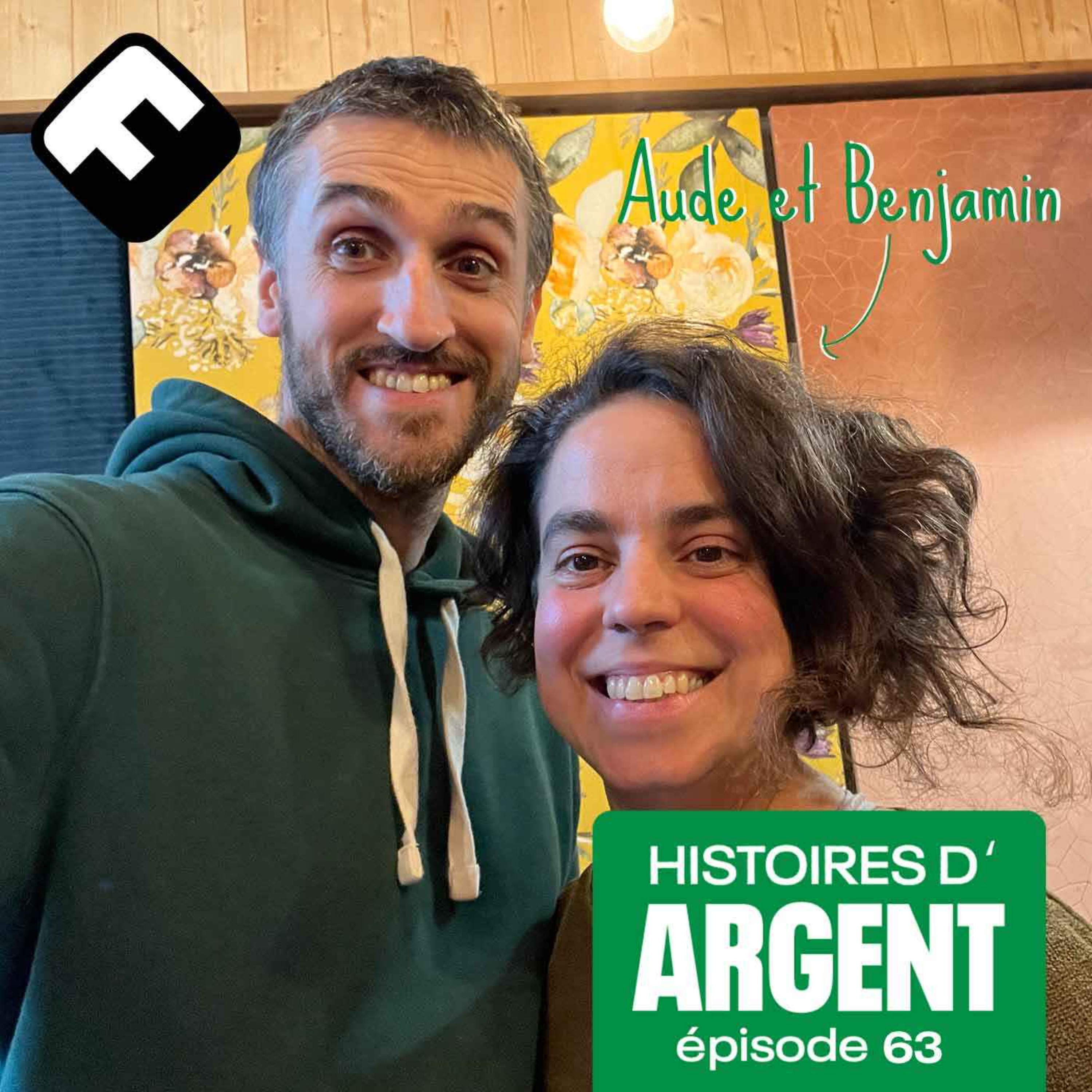 Aude et Benjamin, mari et femme, et associés au travail