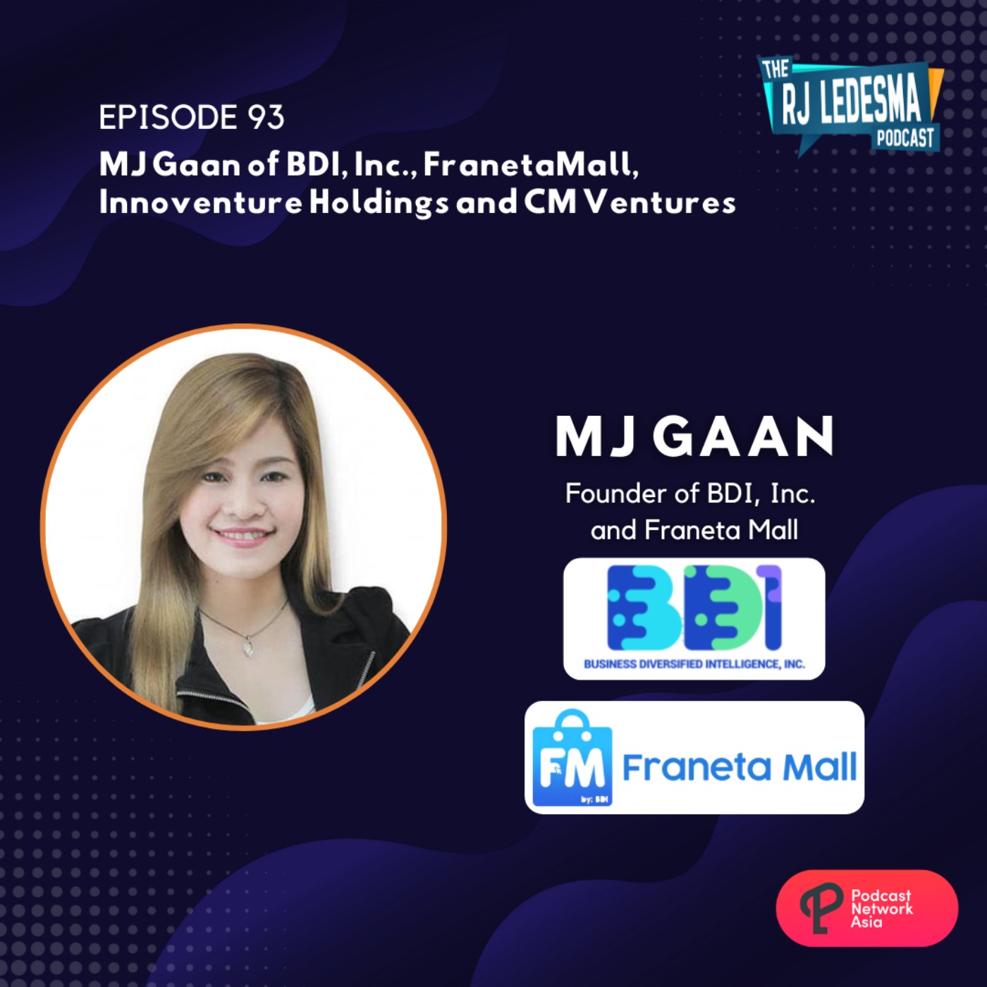 Ep. 93: MJ Gaan of BDI, Inc., FranetaMall, Innoventure Holdings and CM Ventures 