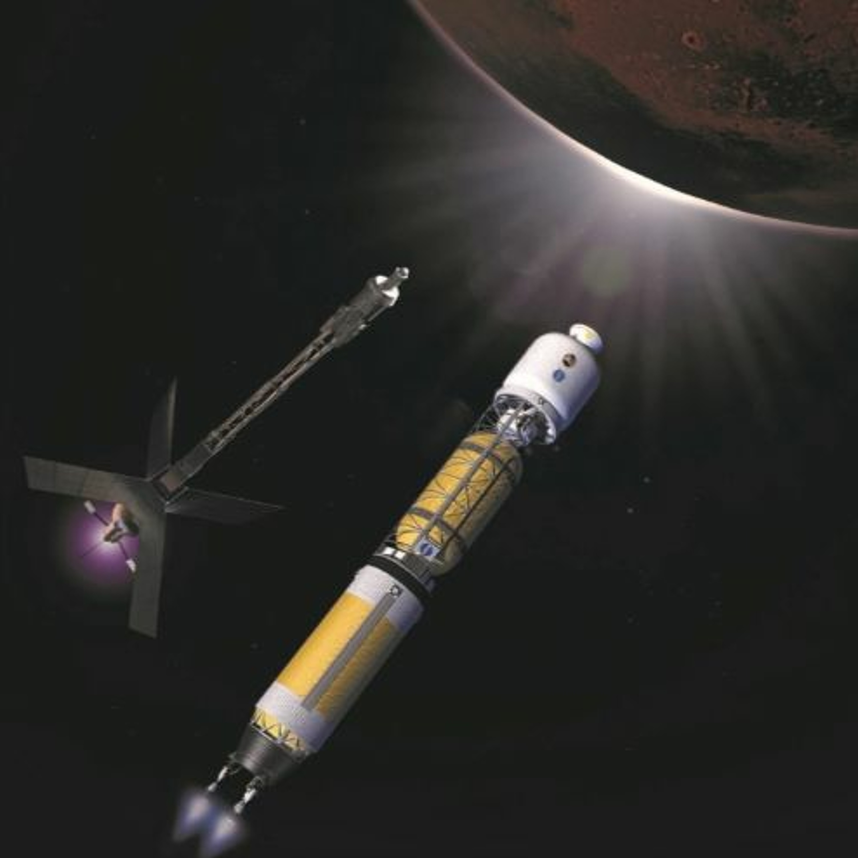 Space Nuclear Propulsion for Human Mars Exploration