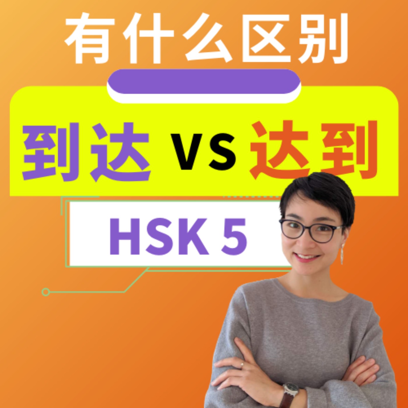 【到达 dào dá VS 达到dá dào】有什么区别? HSK 5 重点词汇 Advanced Chinese Vocabulary