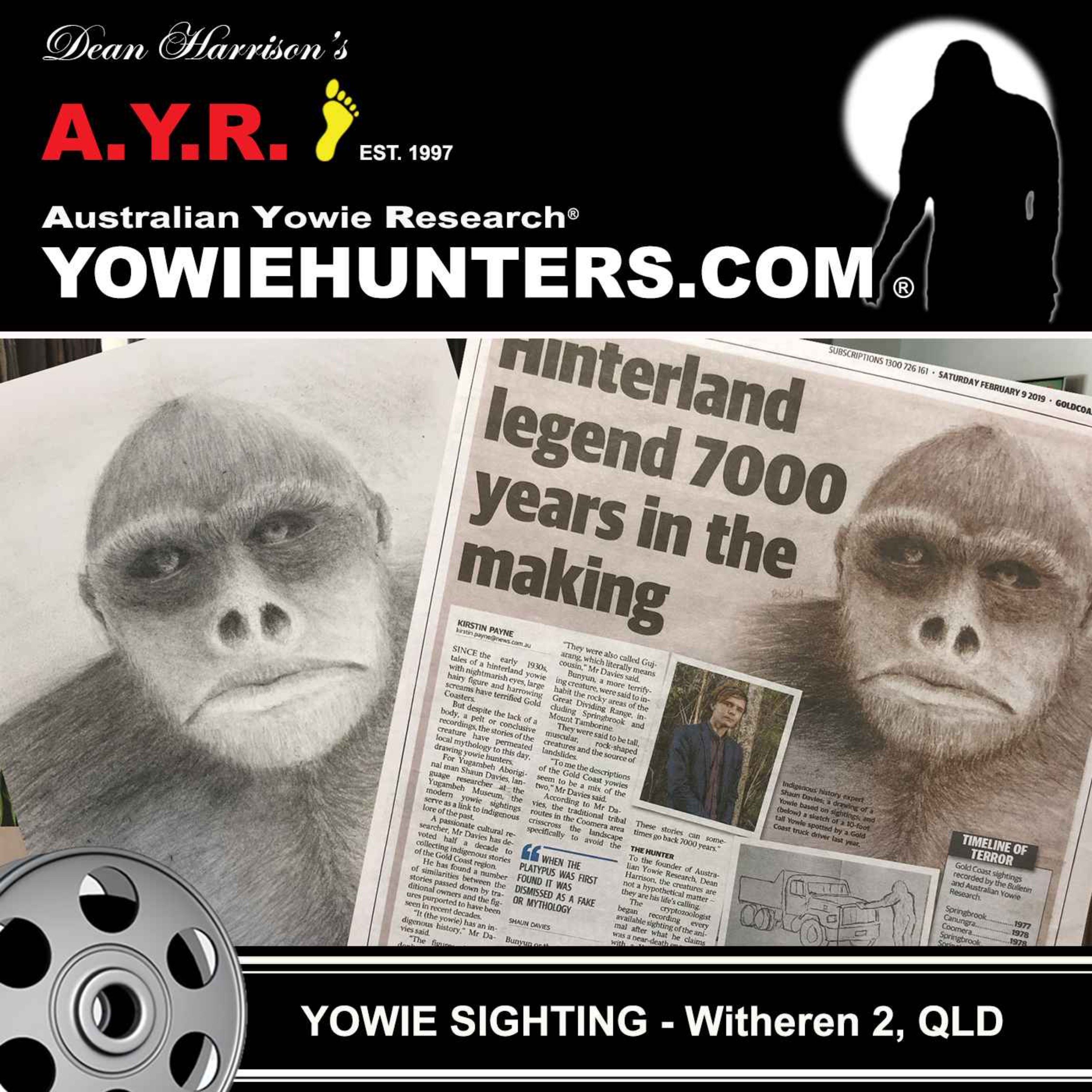 Yowie Sighting at Witheren (#2), Queensland 2018