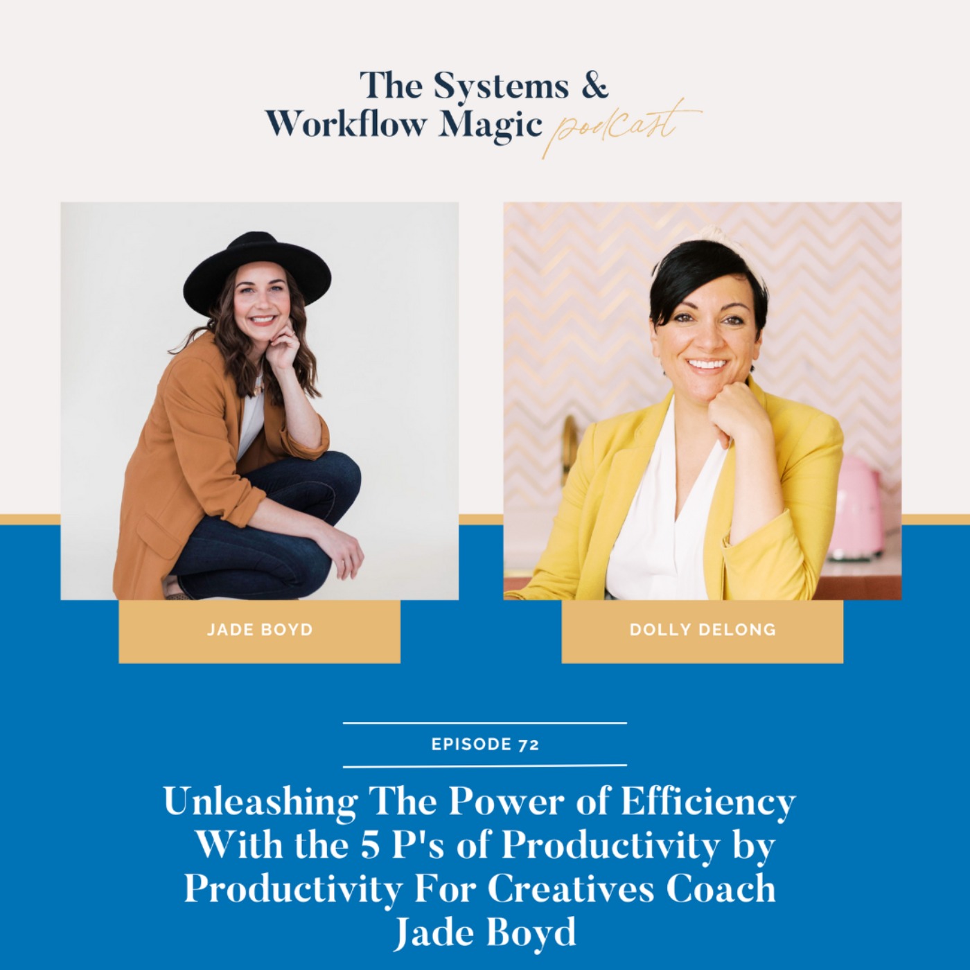 72: Unleashing The Power of Efficiency With the 5 P's of Productivity by Productivity for Creatives Coach Jade Boyd