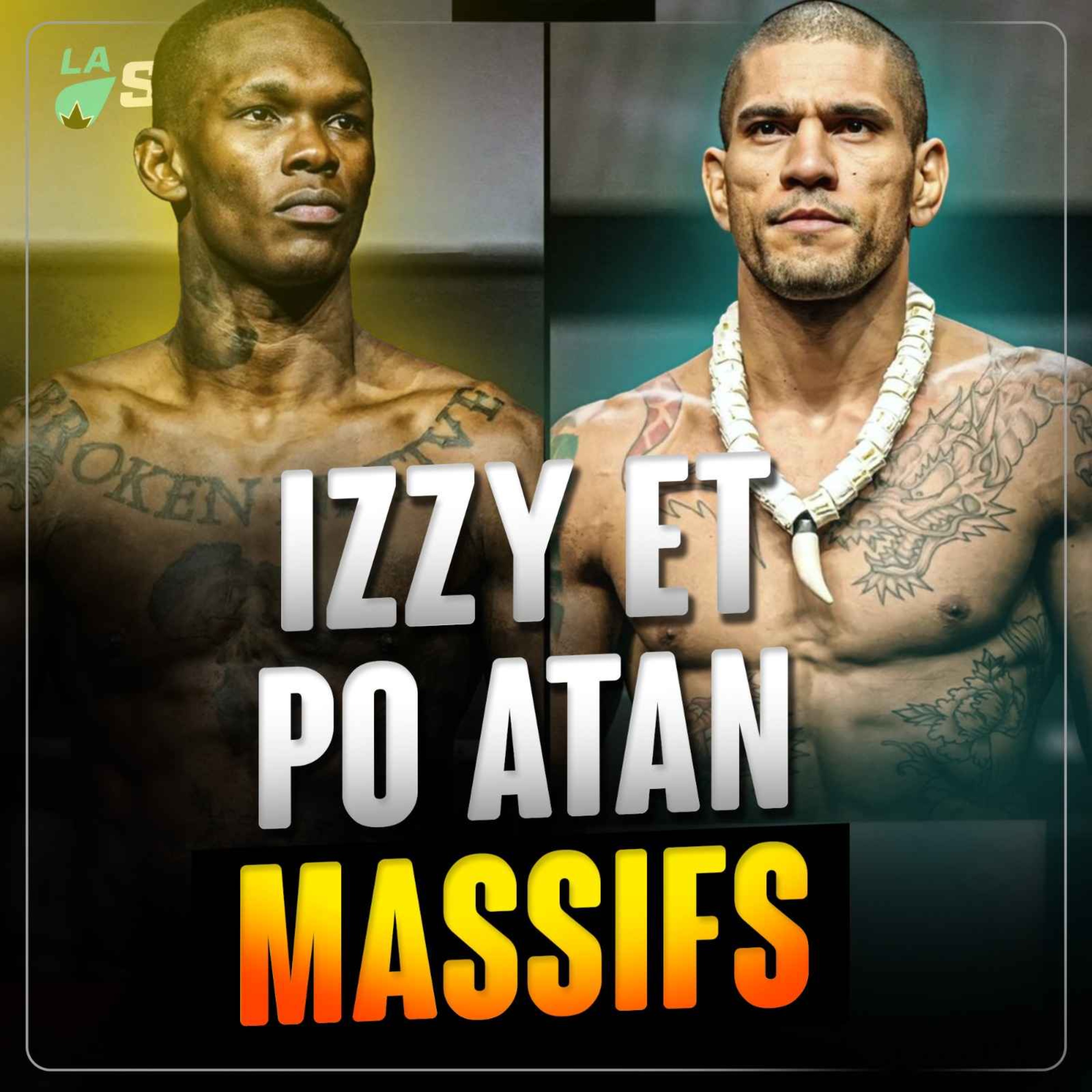 Adesanya pèse 98kg, Pereira 106kg (ils combattent en -84kg)