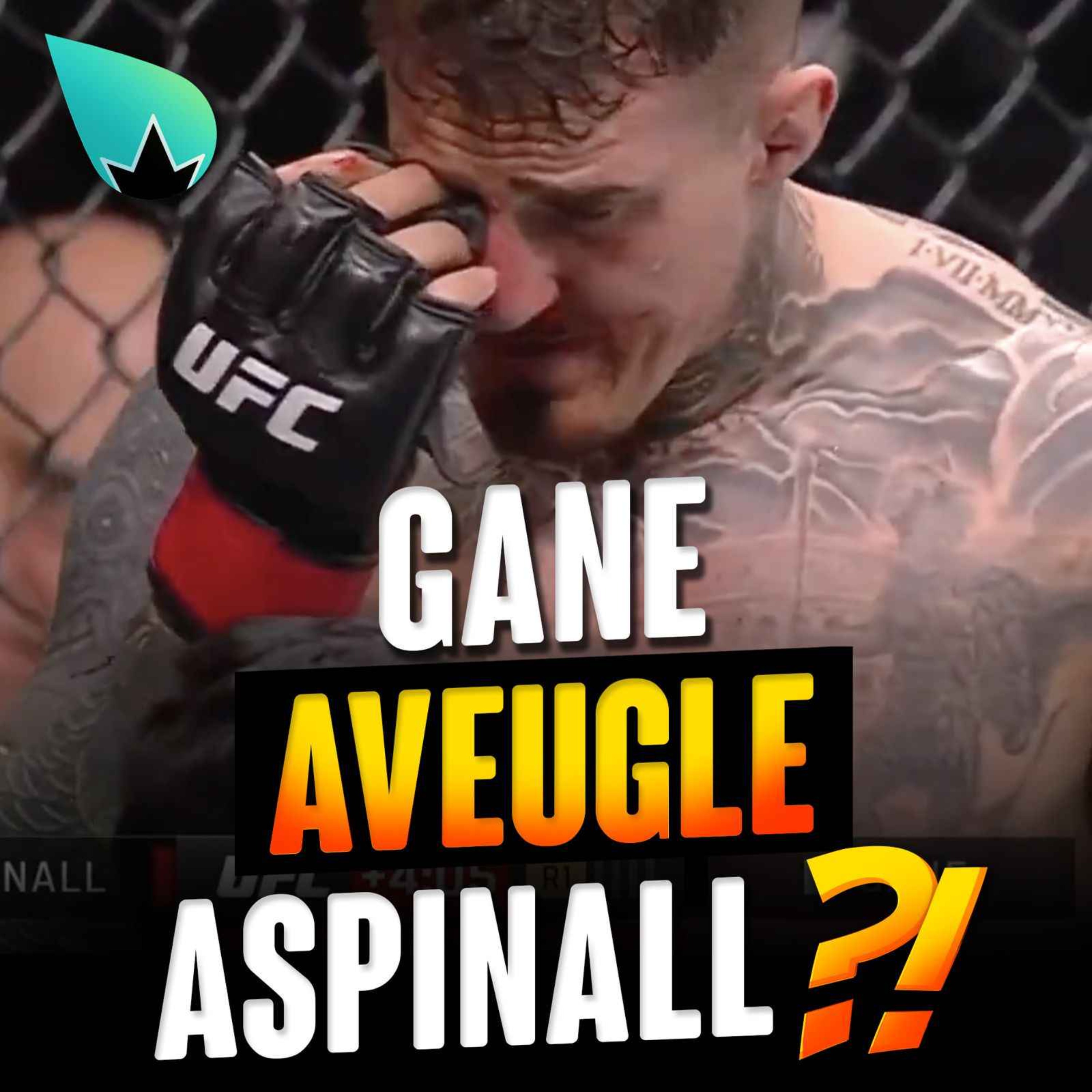 Ciryl Gane met des doigts dans les yeux de Tom Aspinall : combat terminé. Ciryl Gane met des doigts dans les yeux de Tom Aspinall : combat terminé.