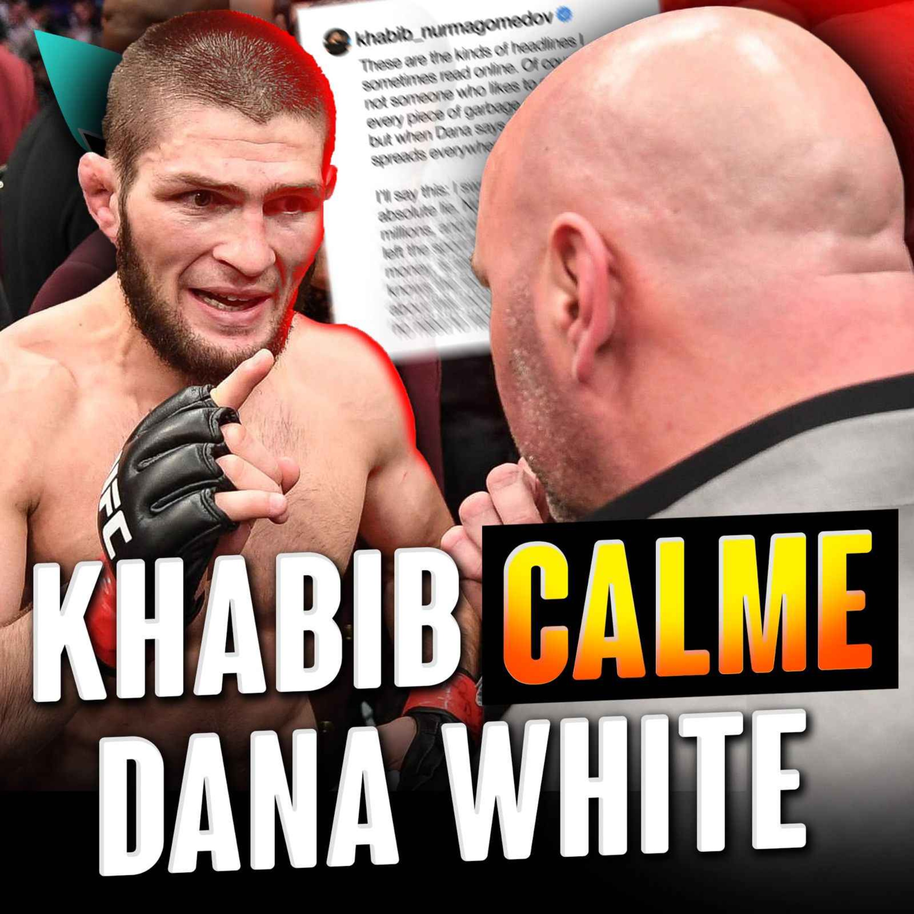 Khabib met les points sur les i