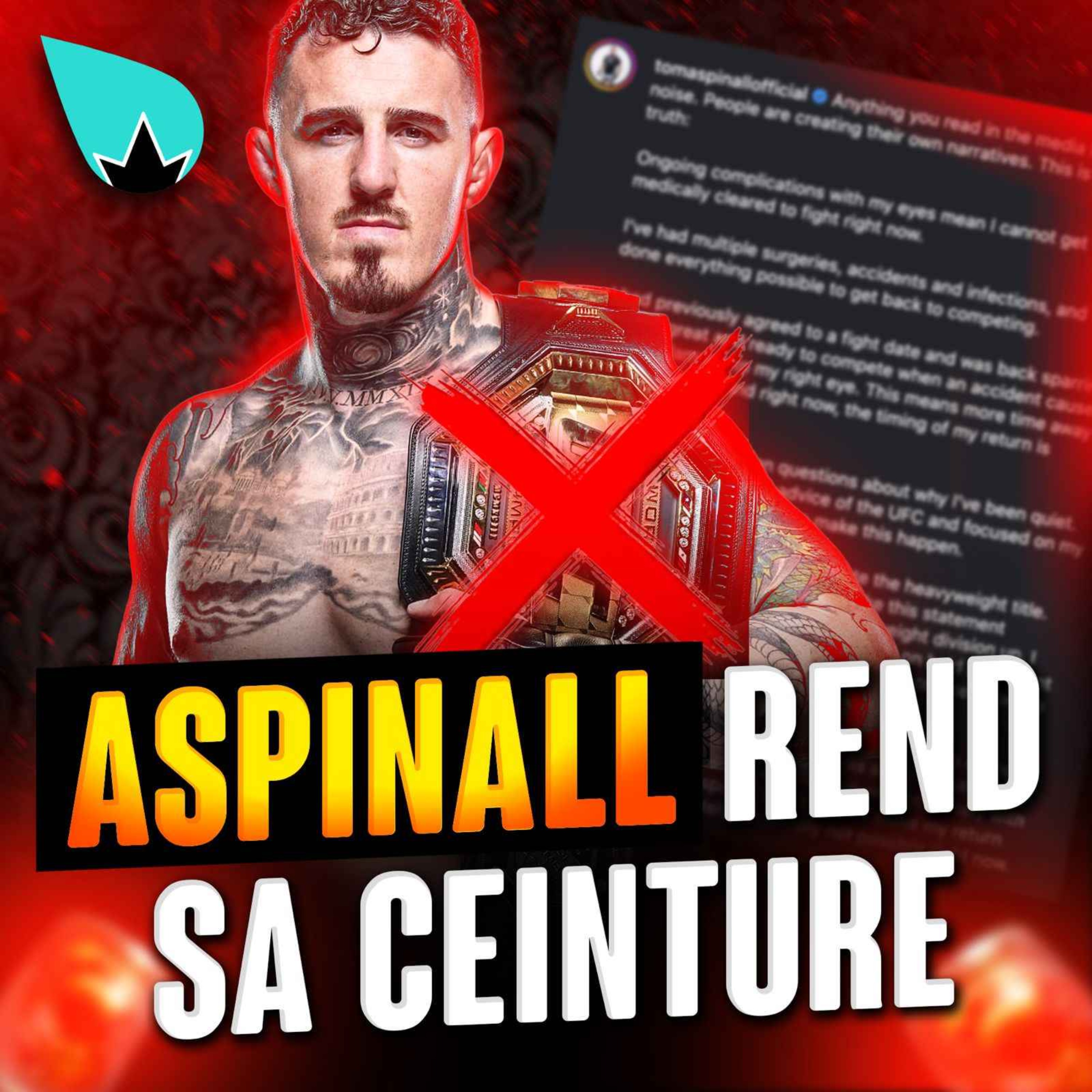 La Sueur - Tom Aspinall rend son titre ! 🚨