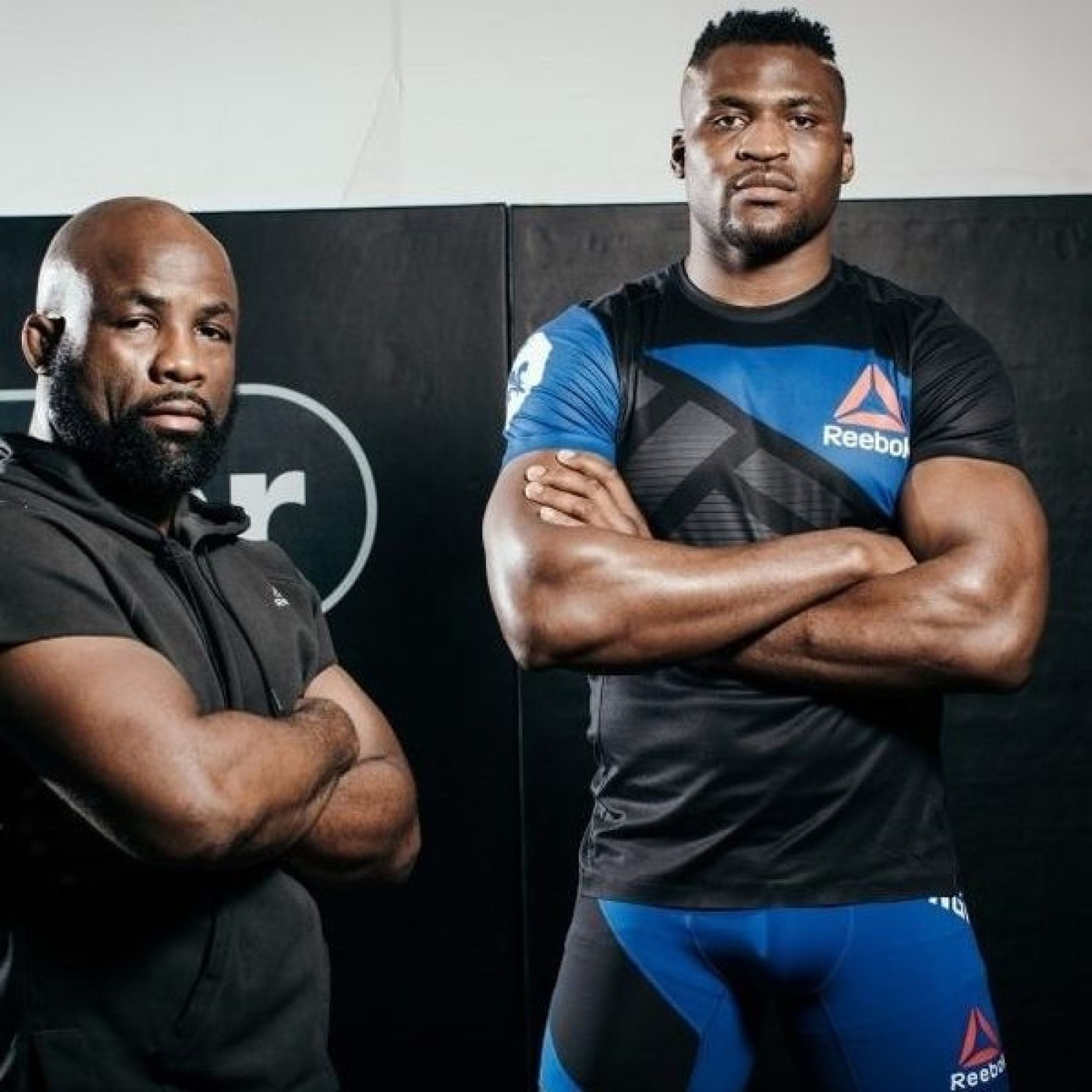 Avec Fernand Lopez, le Boss du MMA Factory et coach de Francis Ngannou