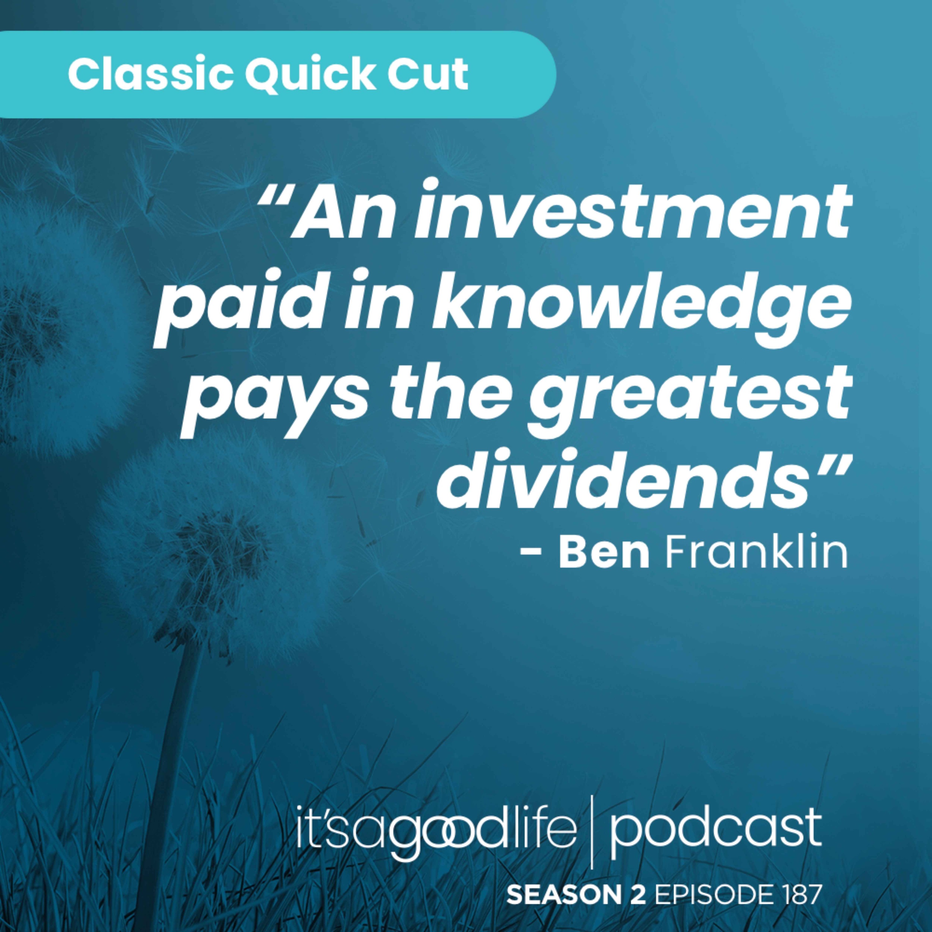 cover art for Quick Cut: S2E187 Building Your Financial Fortress
