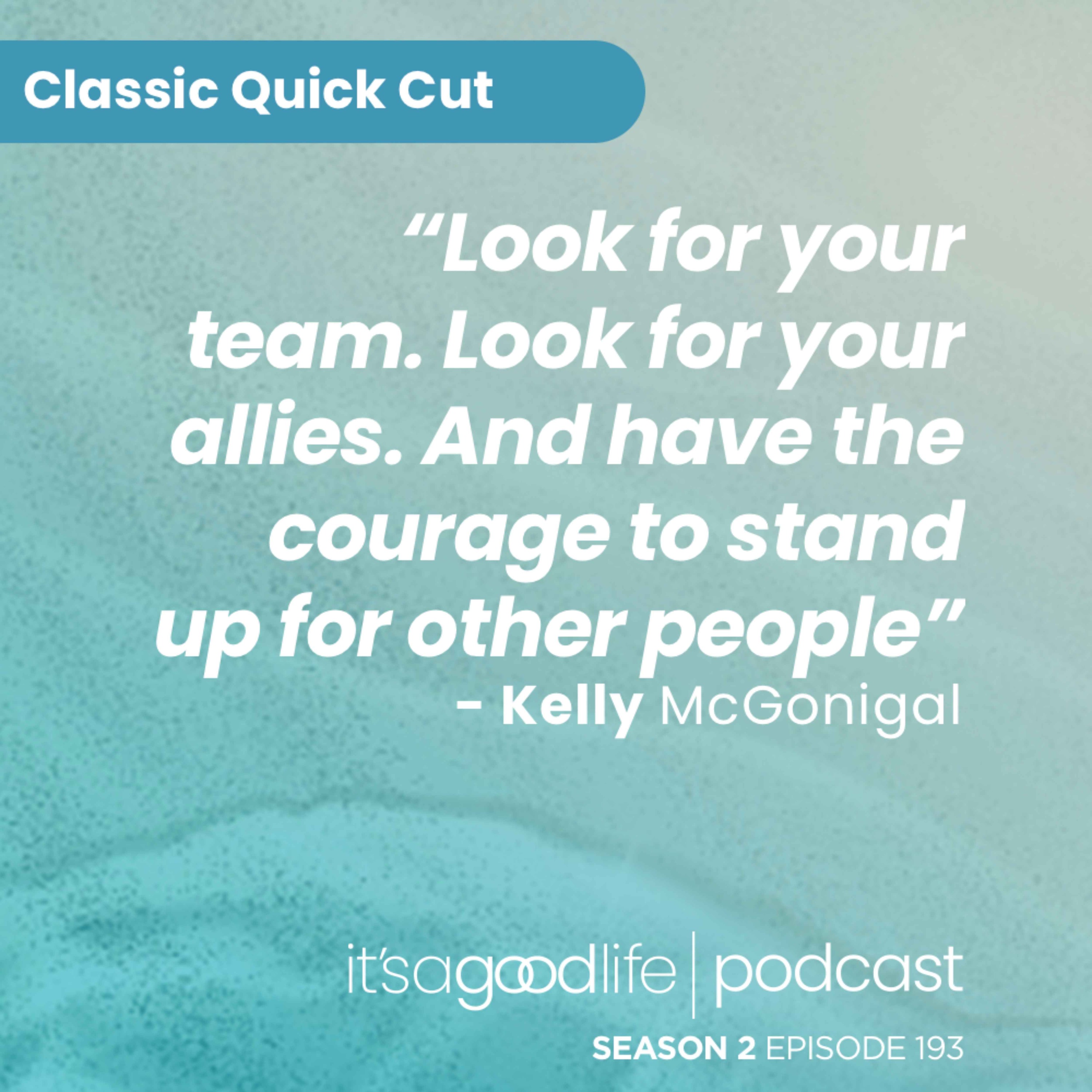 cover art for Quick Cut: S2E193 The Upside of Stress with Kelly McGonigal 