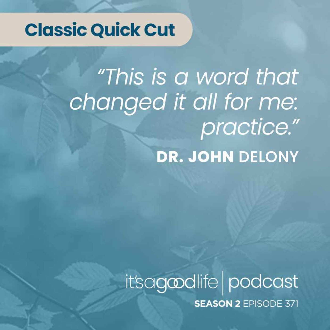 Quick Cut: S2E371 Myths About Anxiety and the Life-Changing Truth - an Interview with Dr. John Delony