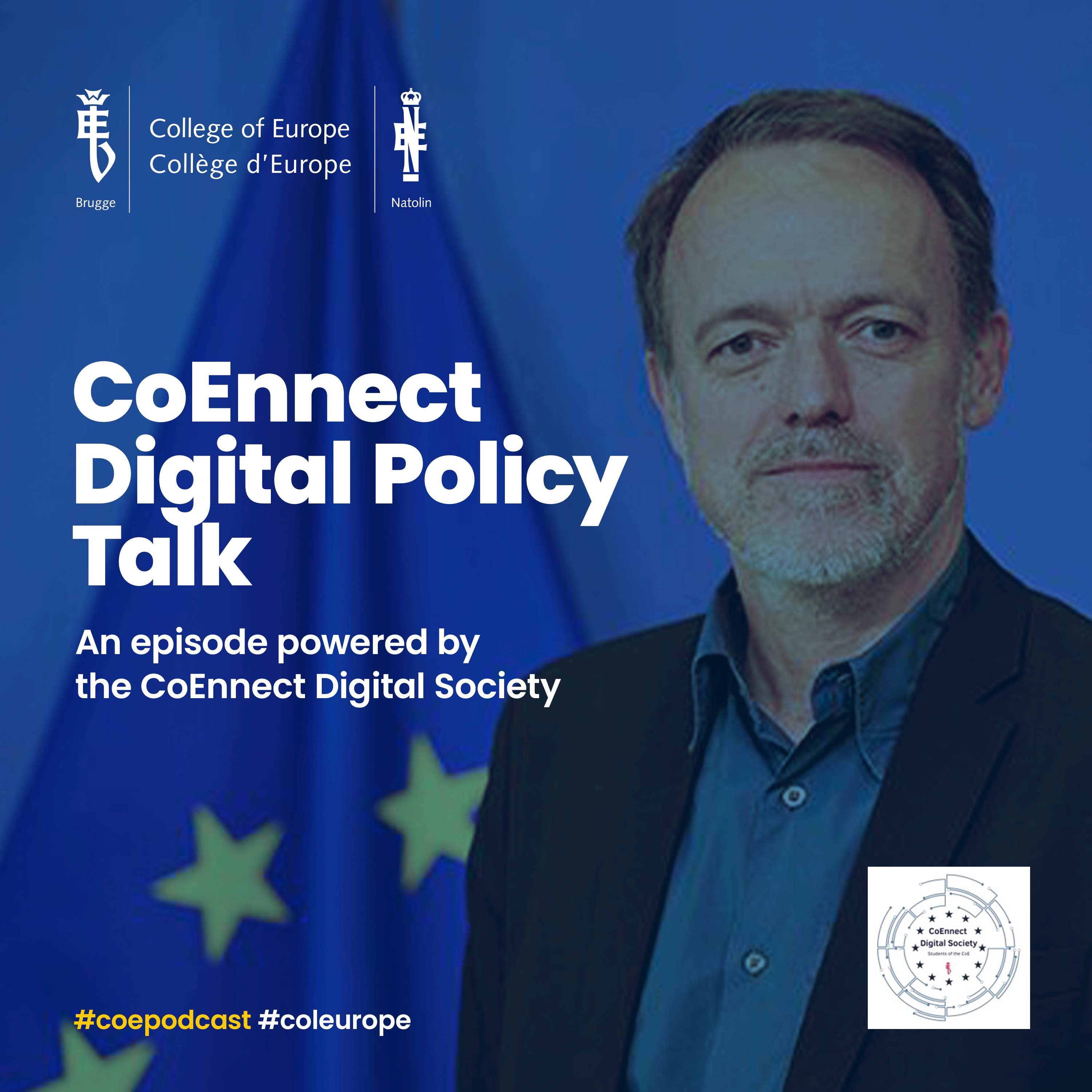cover art for CoEnnect Digital Policy Talks: Discussing online regulation, innovation, and digital policies with Werner Stengg