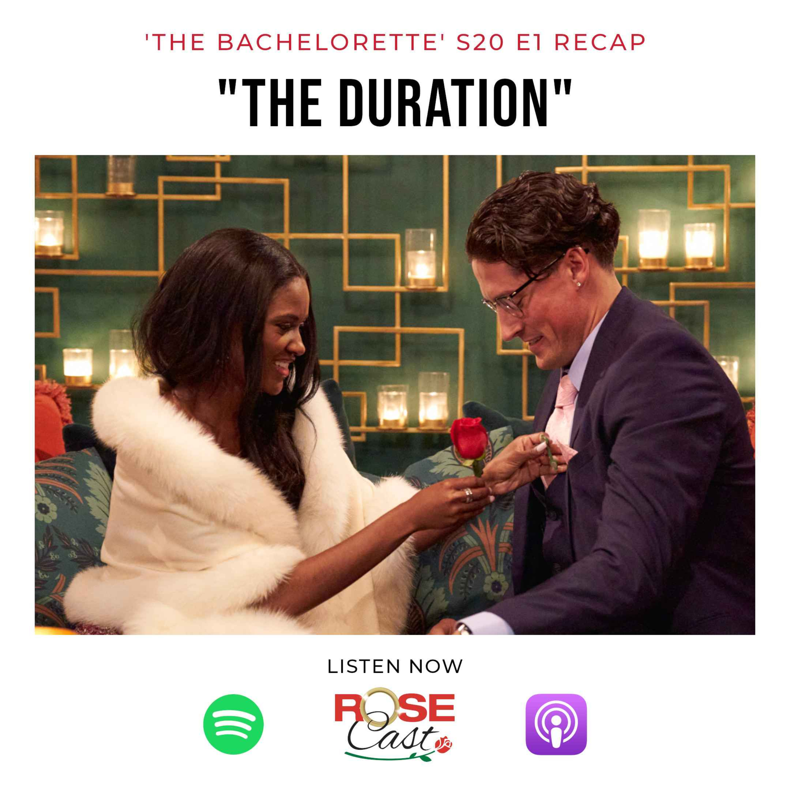 cover art for "The Duration" | 'The Bachelorette' S20 E1