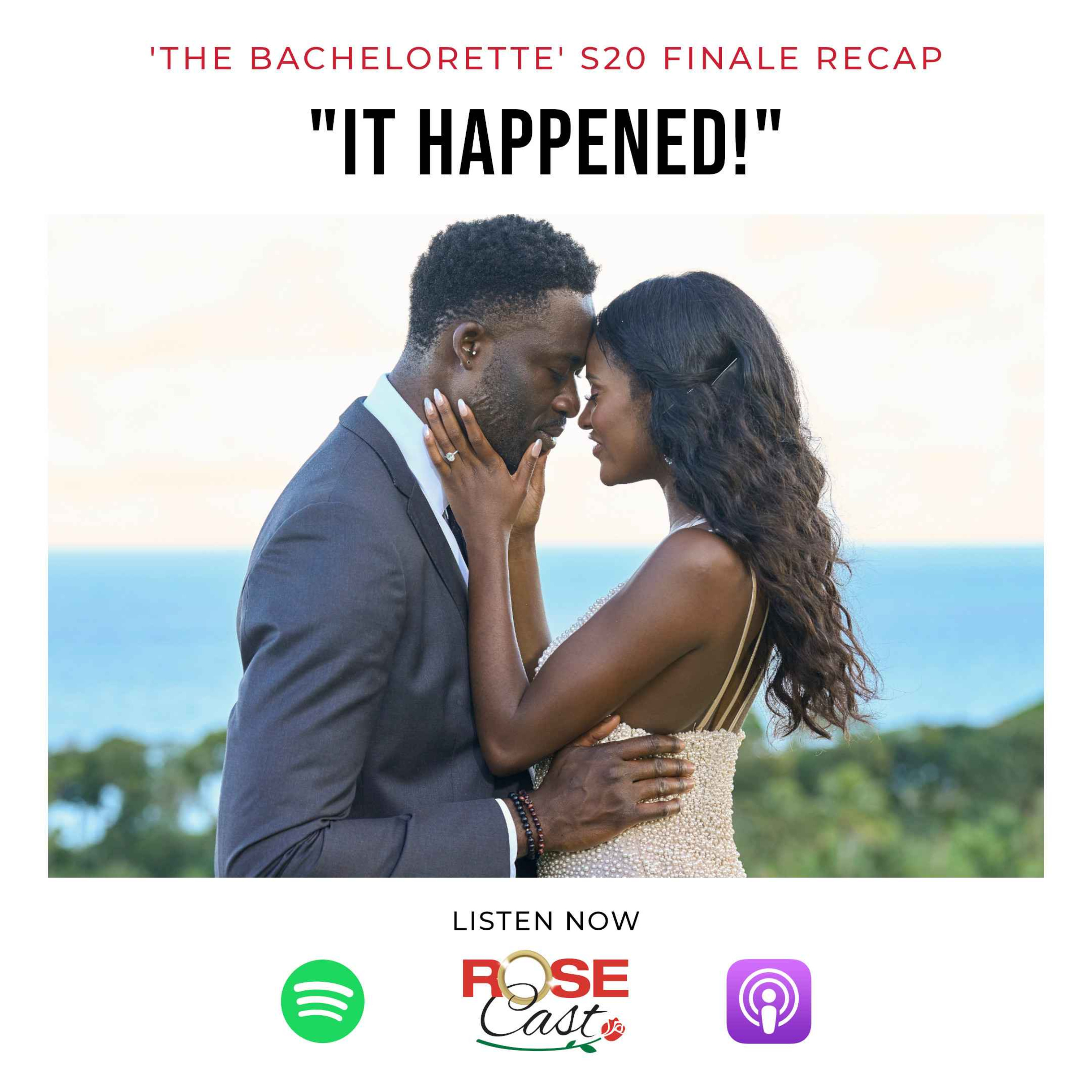 cover art for "It Happened!" | 'The Bachelorette' S20 Finale
