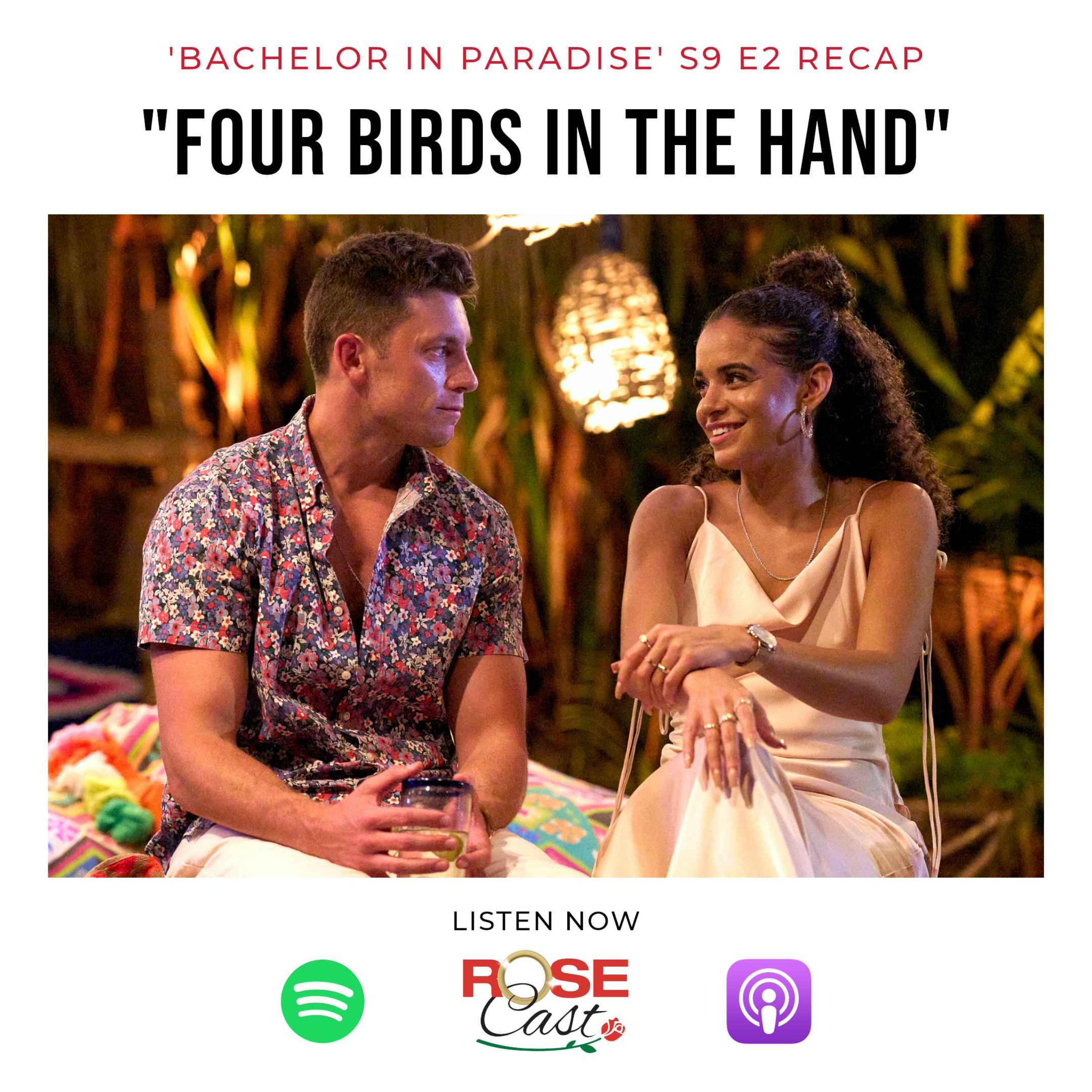 cover art for "Four Birds In The Hand" | 'Bachelor in Paradise' S9 E2