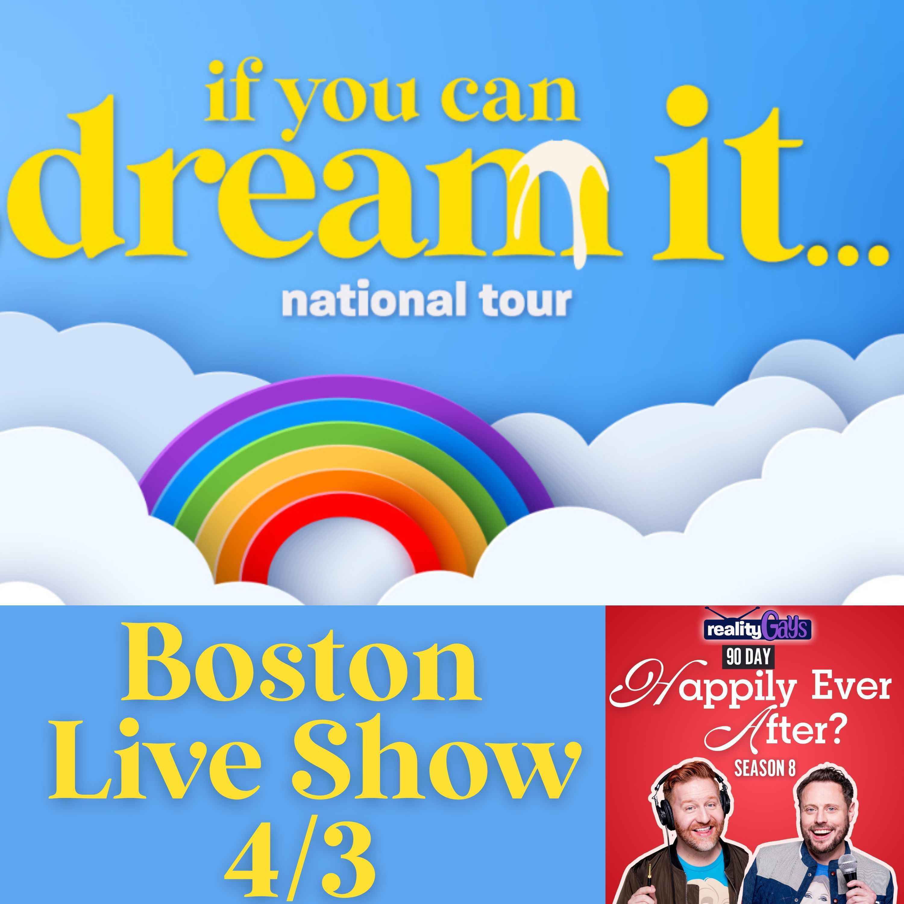 cover art for LIVE FROM BOSTON! 90 Day Fiancé: Happily Ever After? 0803 Part 2