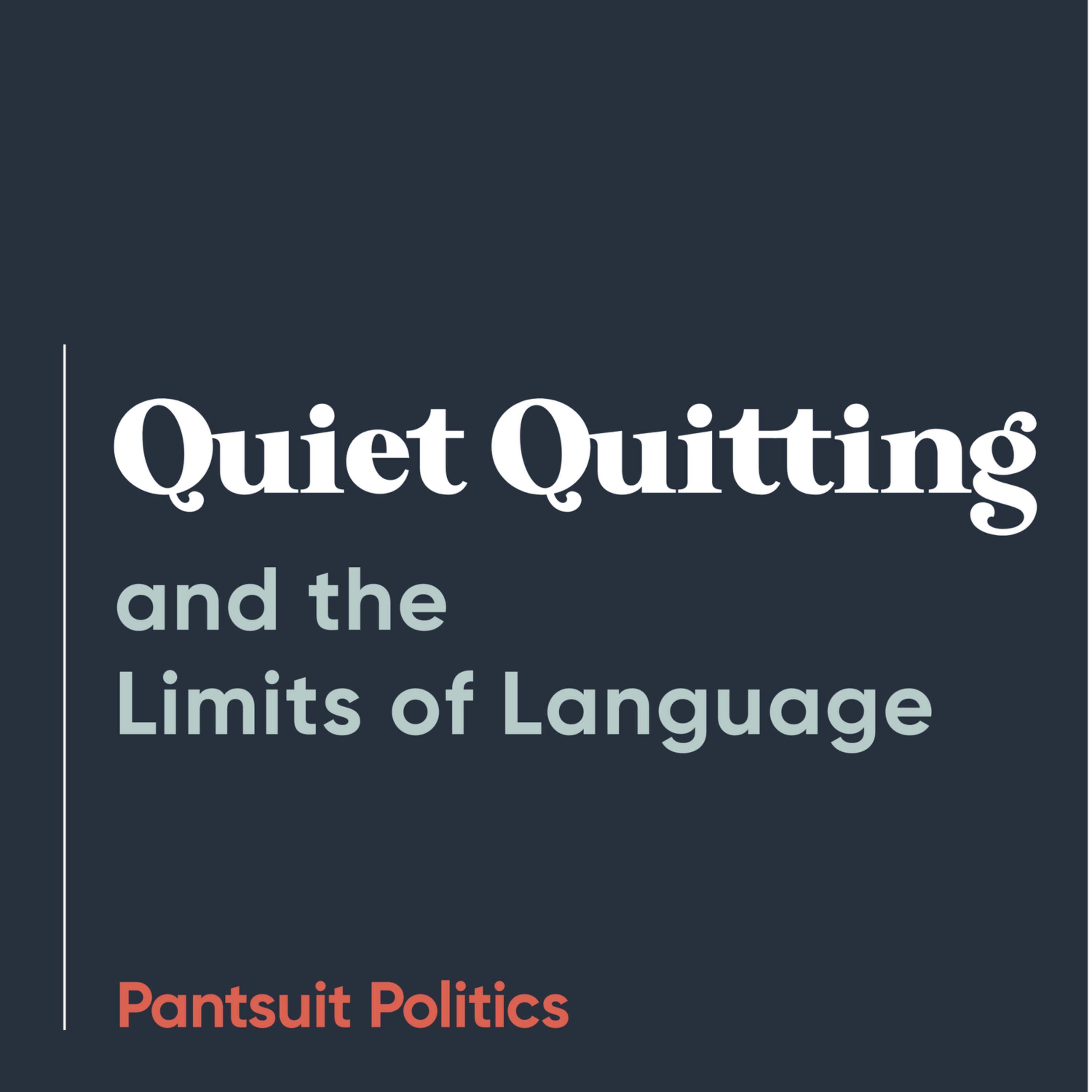 cover art for Quiet Quitting and the Limits of Language