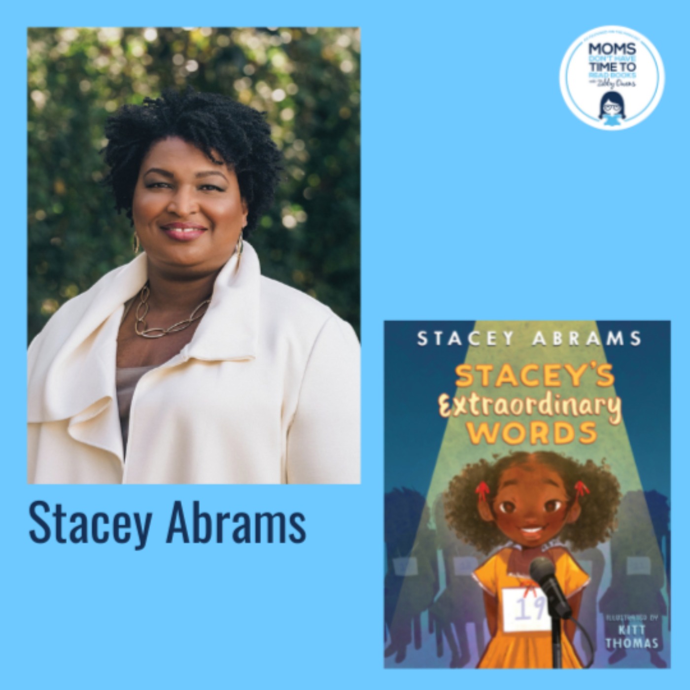 cover art for Stacey Abrams, STACEY'S EXTRAORDINARY WORDS