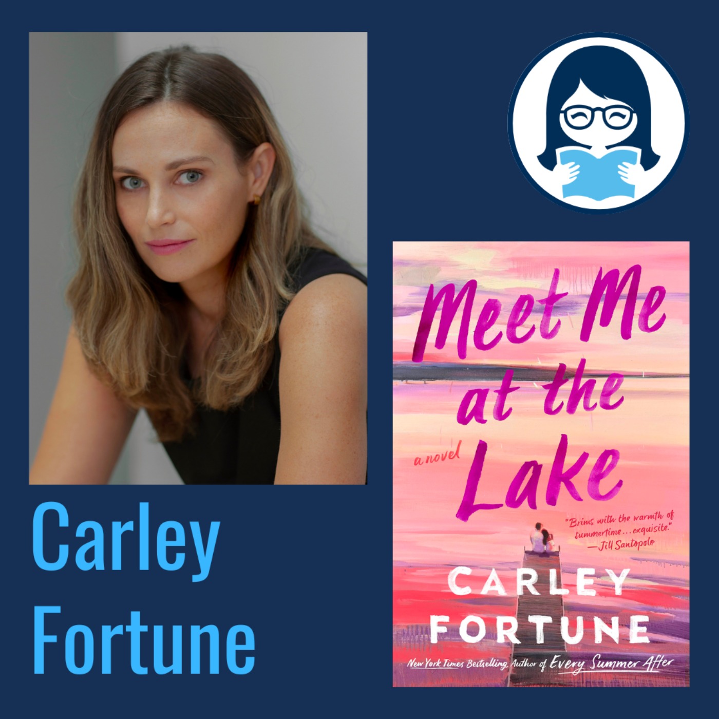 cover art for Carley Fortune, MEET ME AT THE LAKE