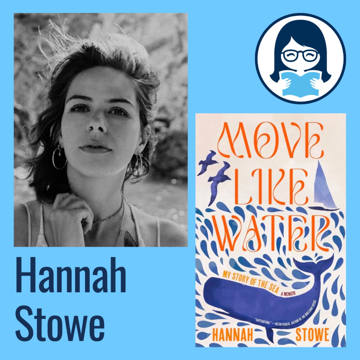 cover art for Hannah Stowe, MOVE LIKE WATER: My Story of the Sea