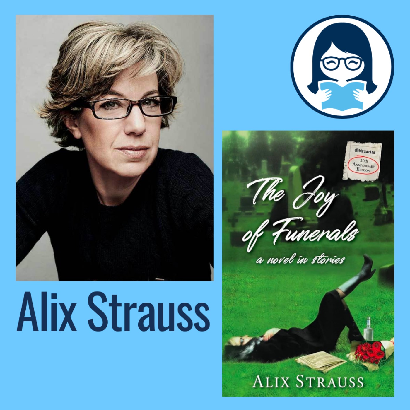 cover art for Alix Strauss, THE JOY OF FUNERALS: A Novel in Stories
