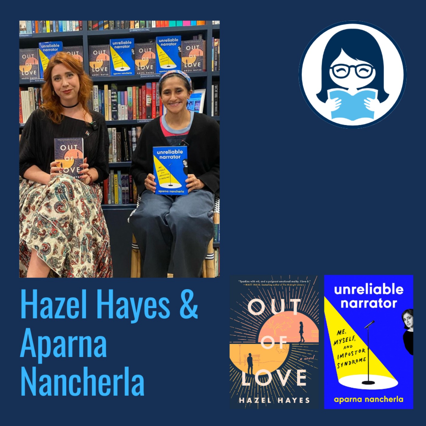cover art for Hazel Hayes with Aparna Nancherla at Zibby's Bookshop