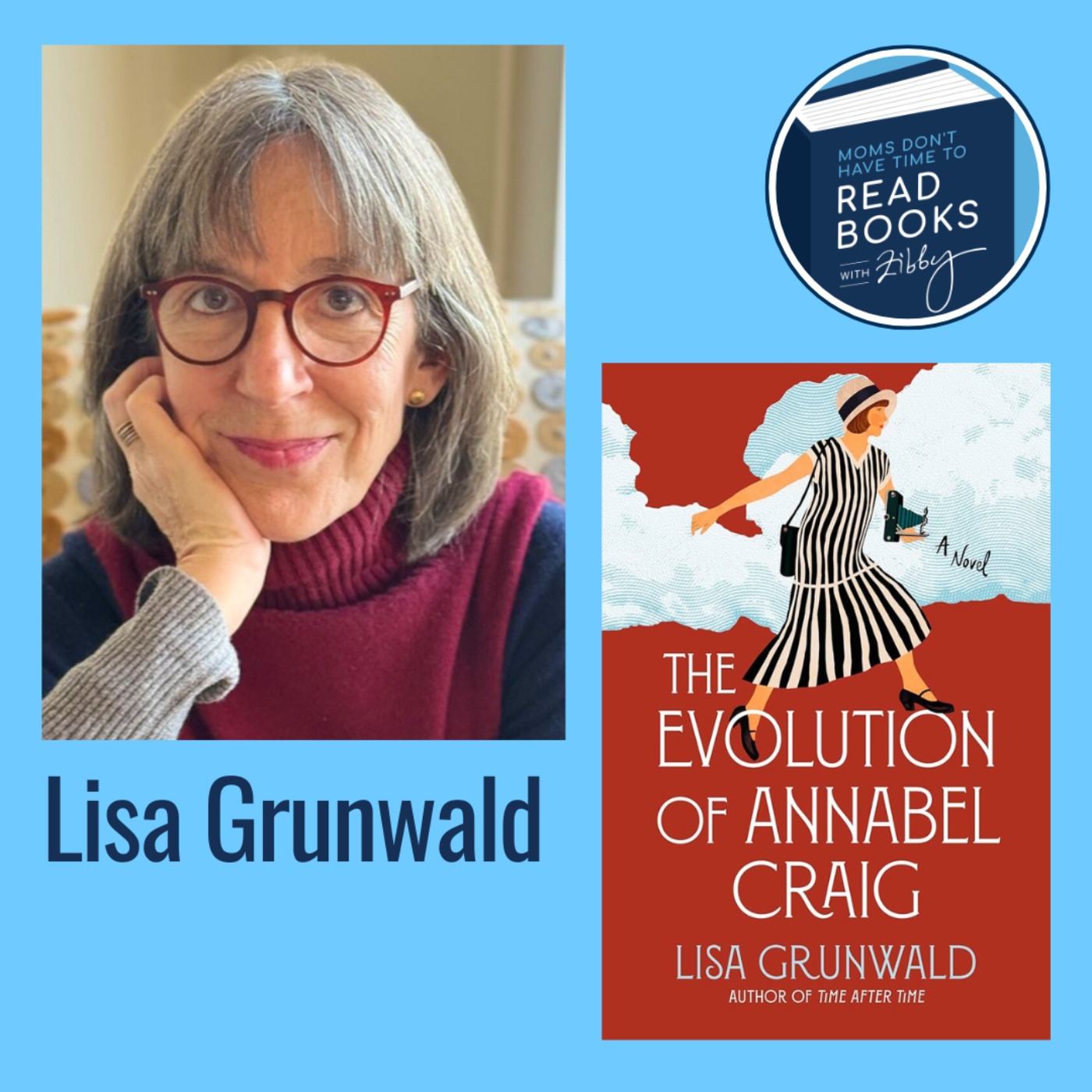 cover art for Lisa Grunwald, THE EVOLUTION OF ANNABEL CRAIG
