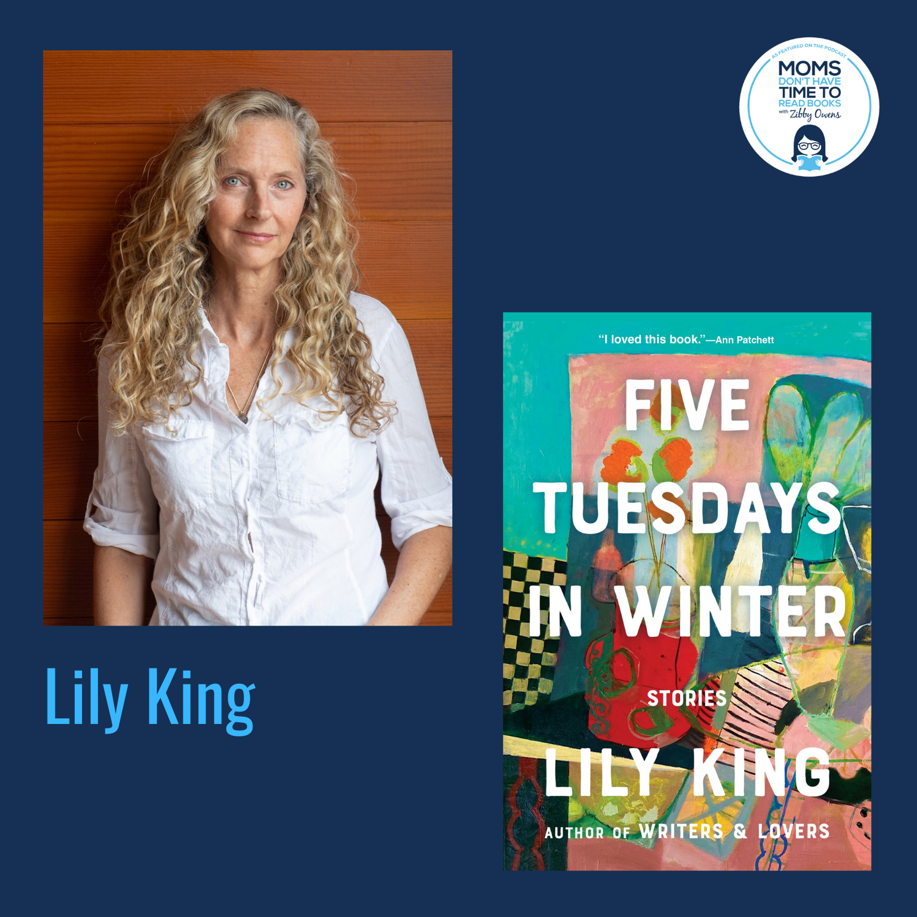 cover art for Lily King, FIVE TUESDAYS IN WINTER